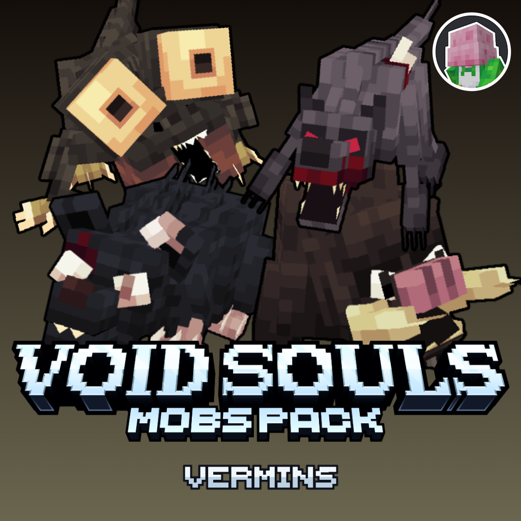 Void Souls Mobs Pack Vermins MCModels