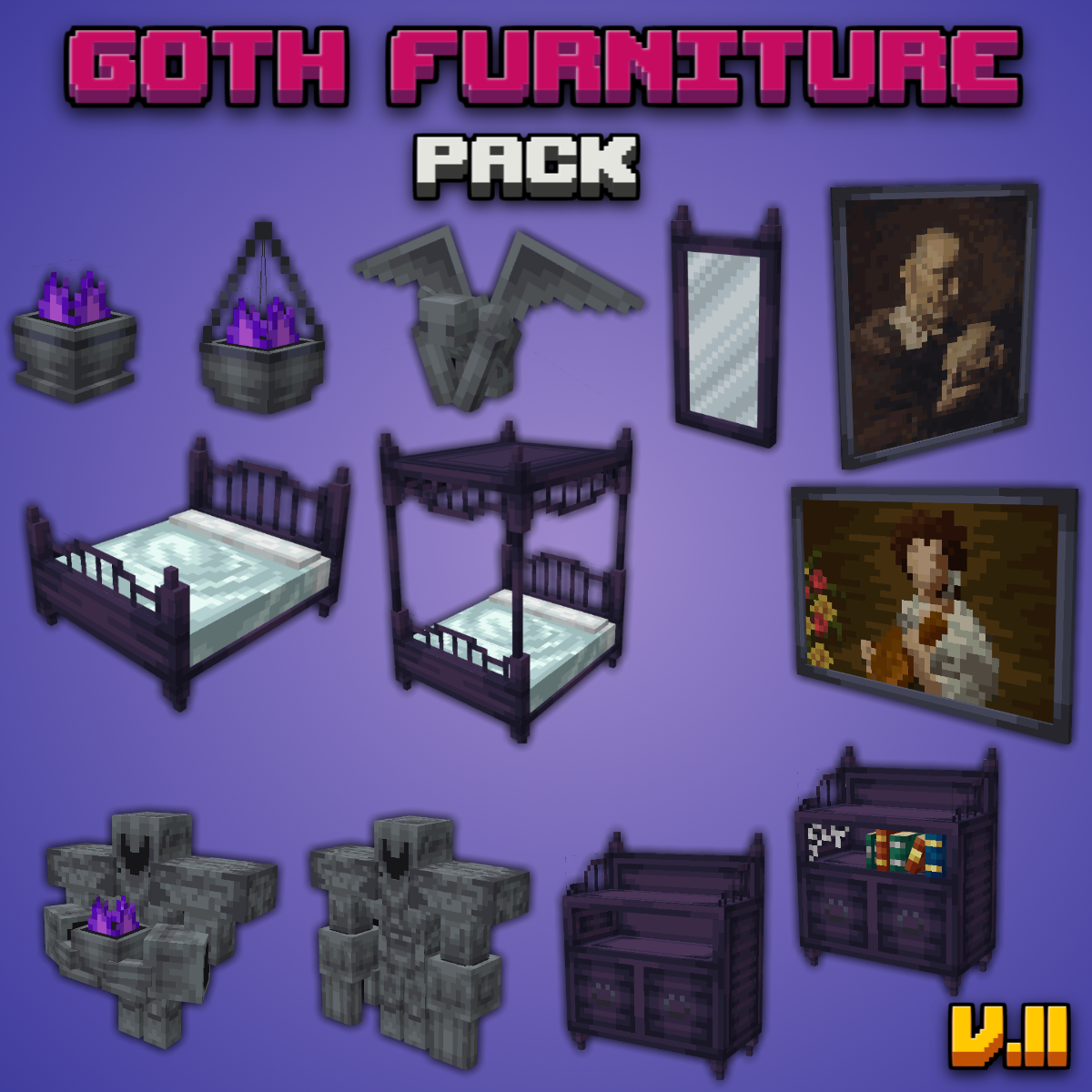 Goth Furniture V2 - MCModels