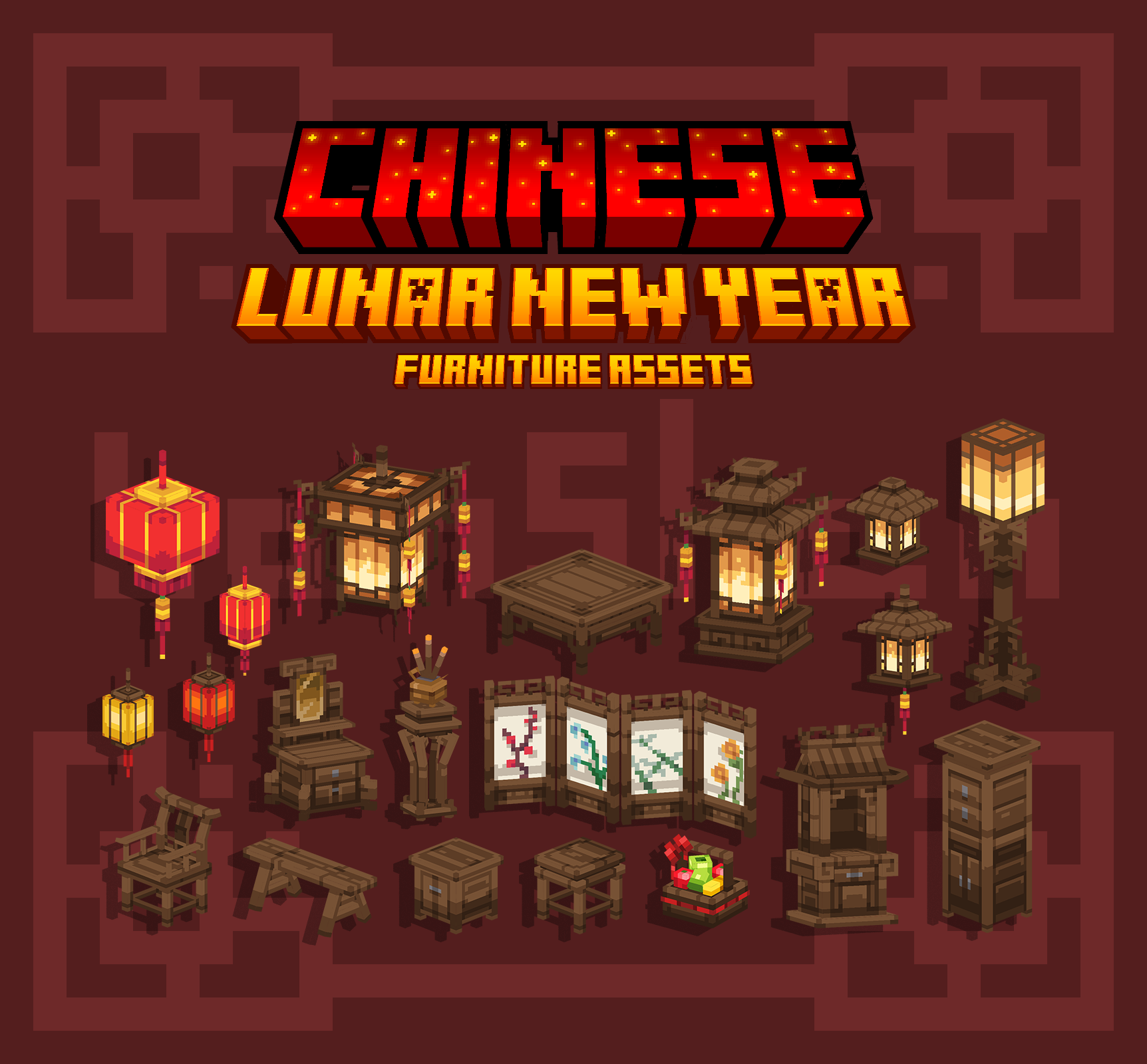 Chinese Lunar New Year Furniture II preview image