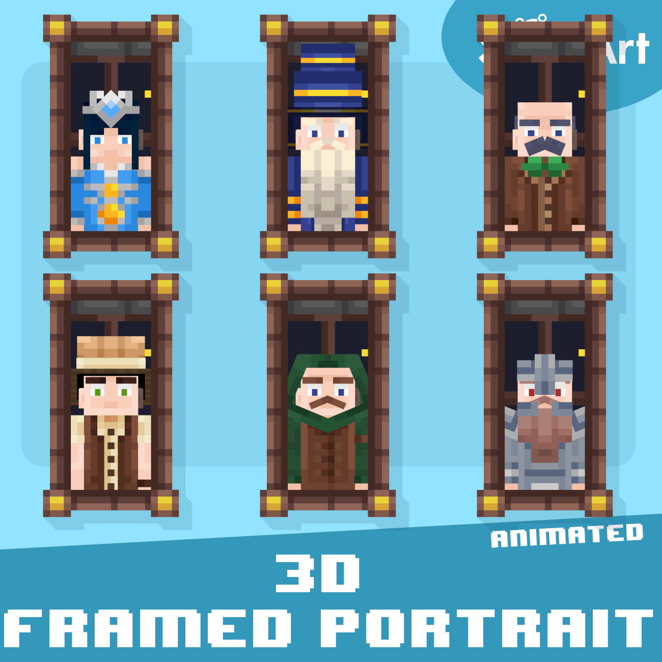 3D Framed Portrait  [Animated] preview image