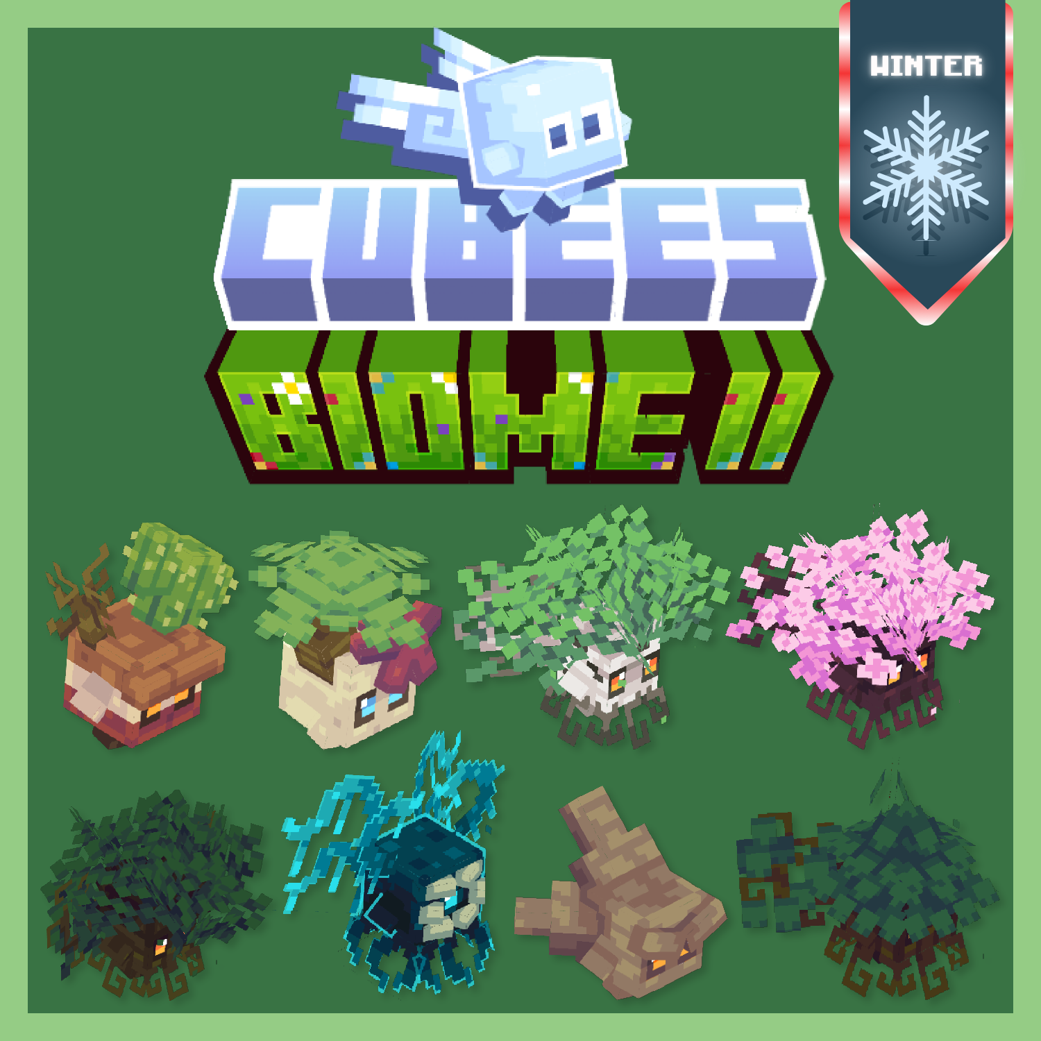 Cubees Biomes II Pack - Pets & companions preview image