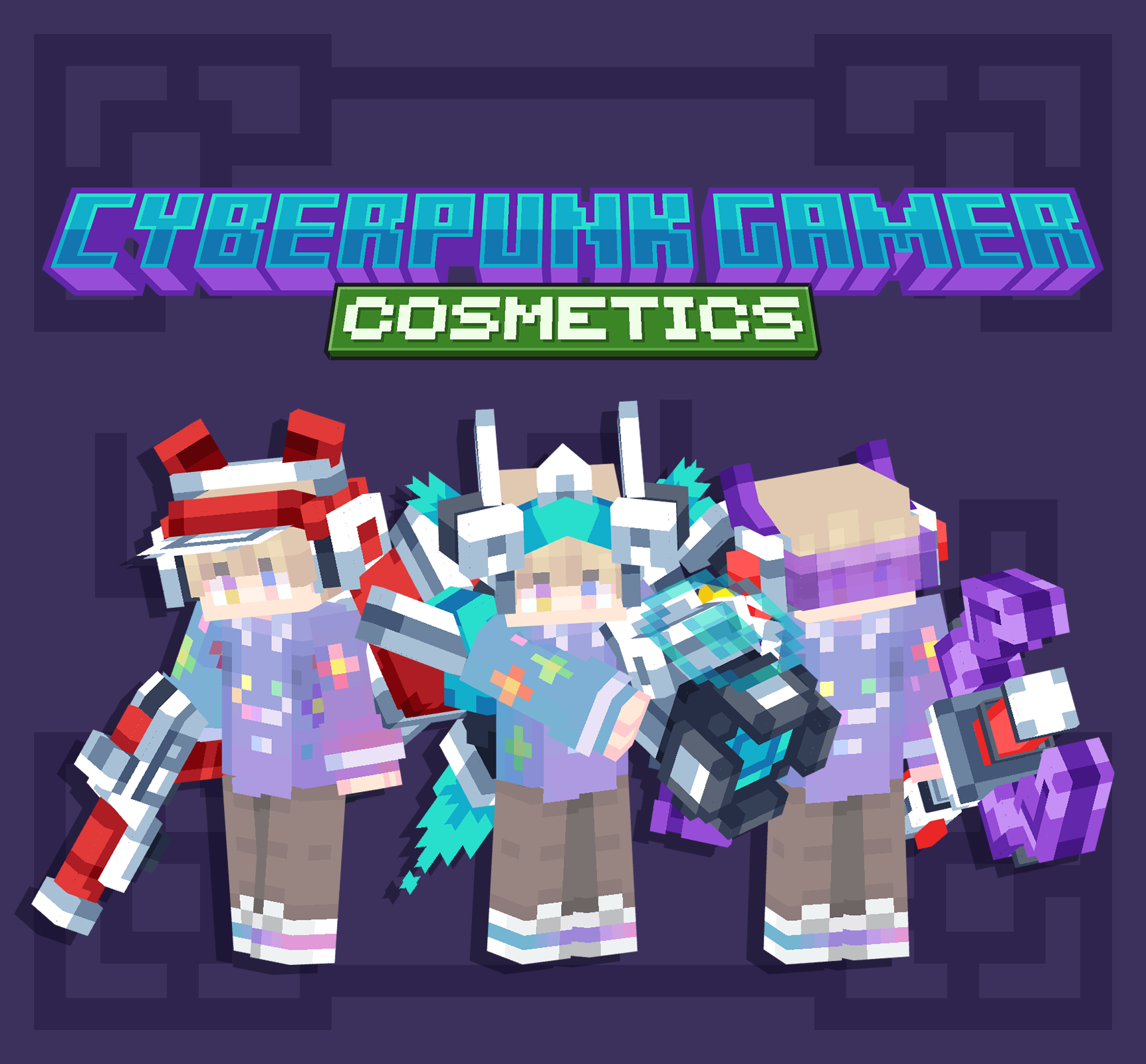 Cyberpunk Gamer Cosmetics【Dyeable】 preview image