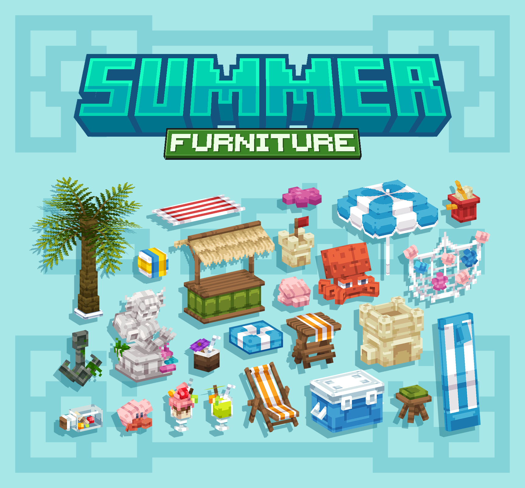 Summer Furniture【Dyeable】 preview image