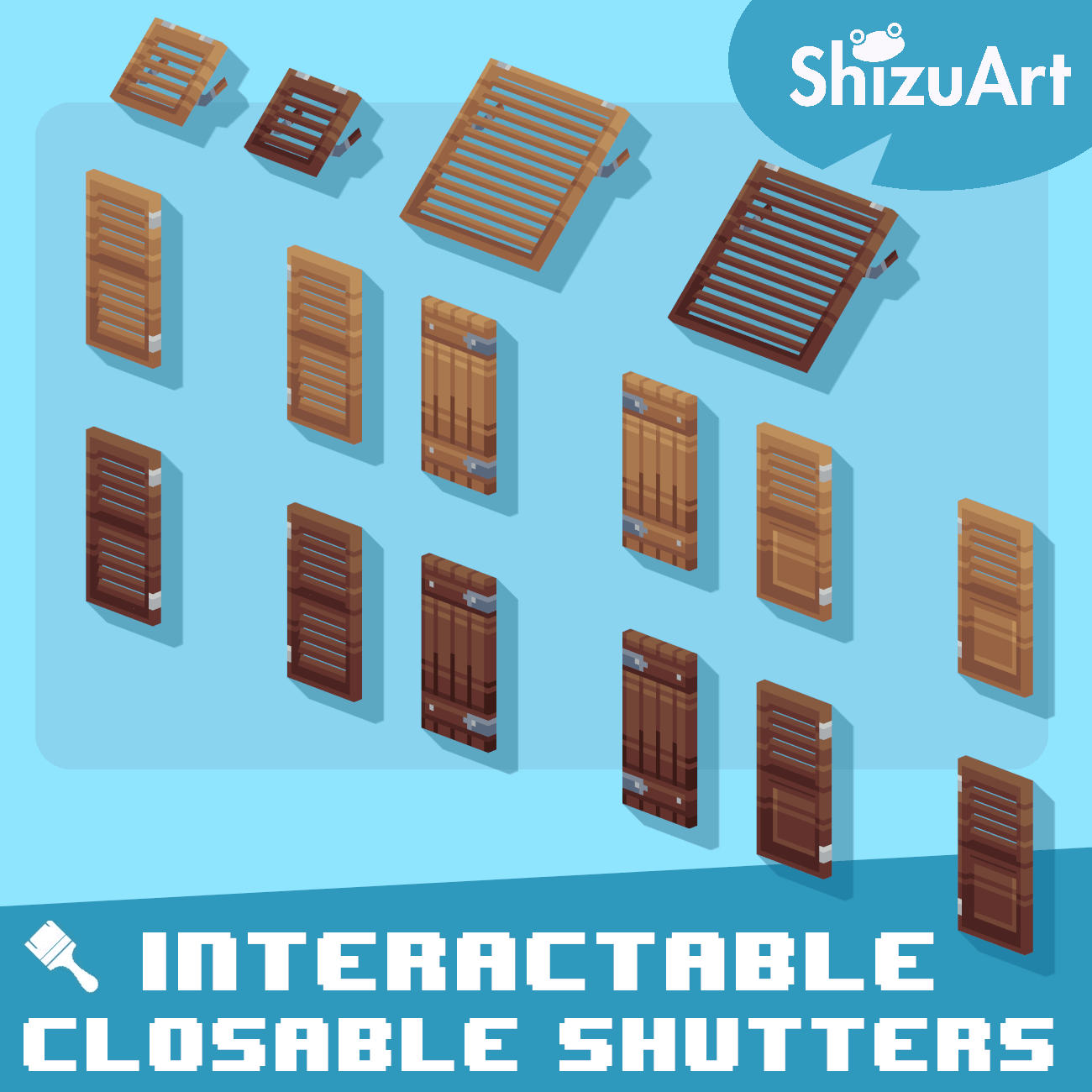 Closable Shutters [Interactable-Dyeable]