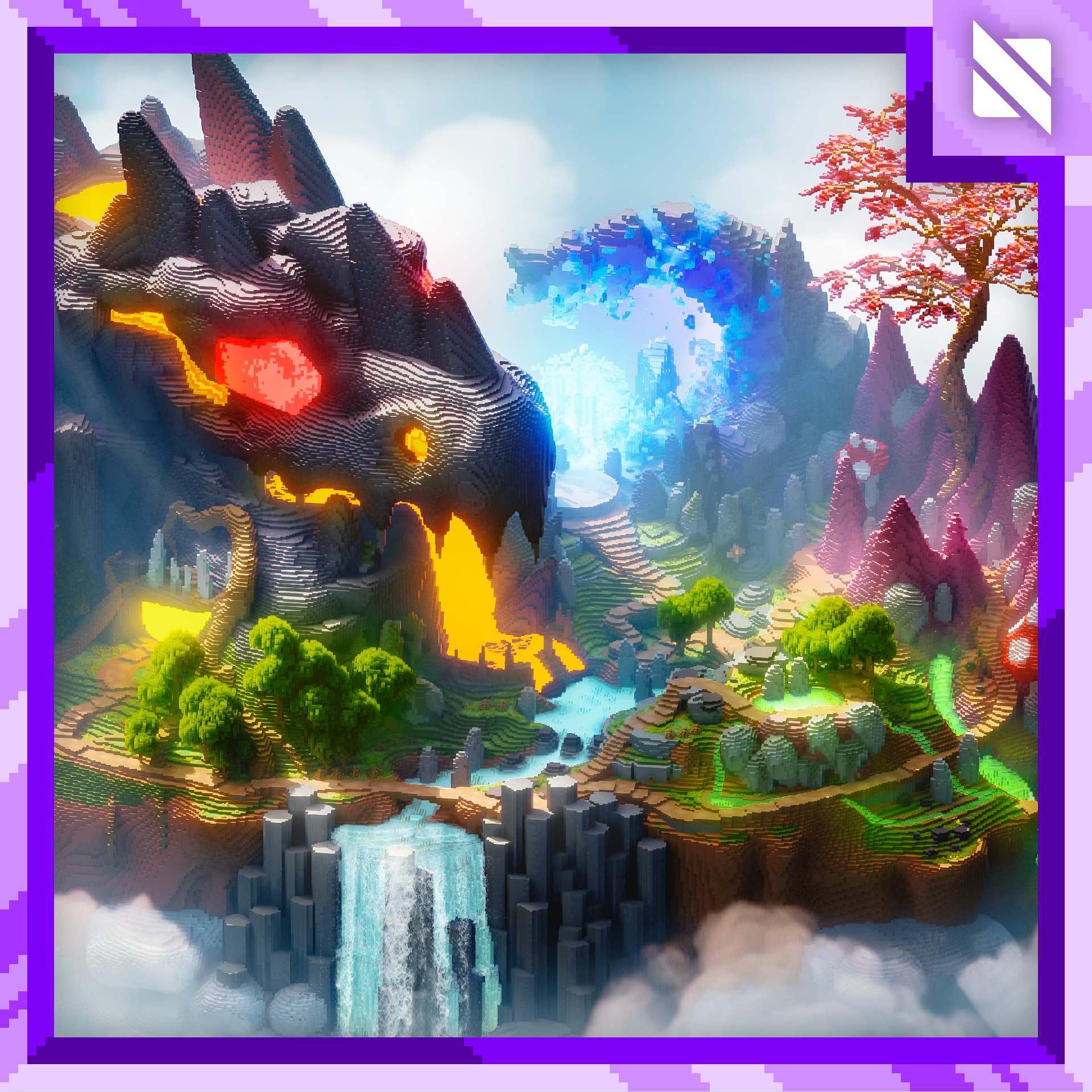 NATURAL MYSTIC DRAGON MAP 🐲 JAVA AND BEDROCK preview image
