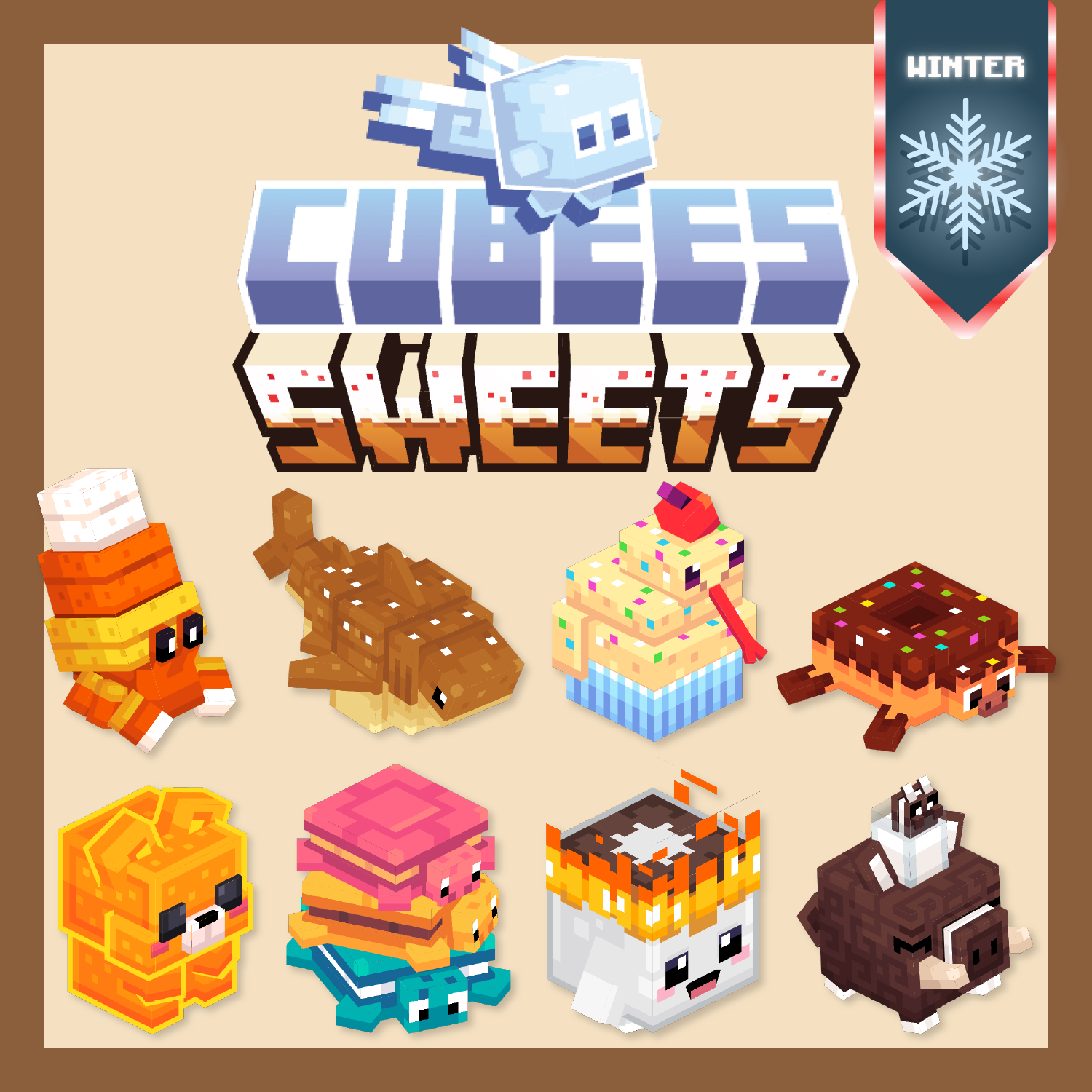 Cubees Sweets Pack - Pets & companions preview image