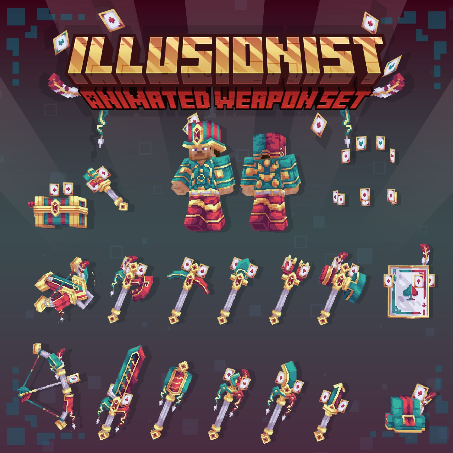 Illusionist Animated Weapon Set preview image