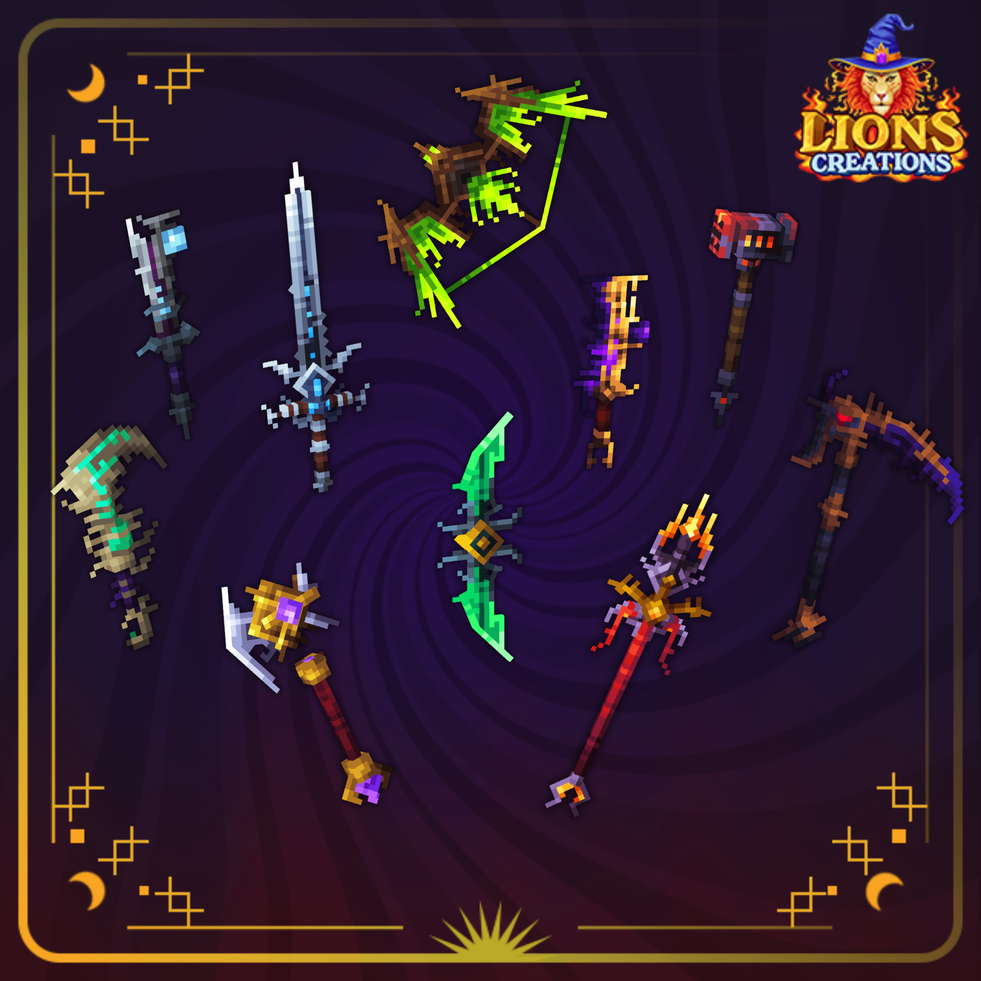 Hình xem trước Vũ khí | Chương 6 | Lions Creations