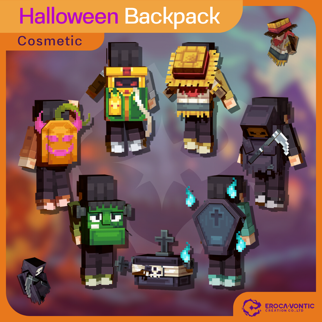 Halloween Backpack (Dyeable+Crate) preview image