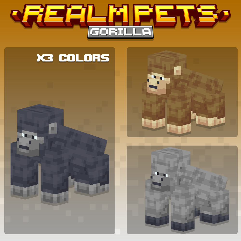 Realm Pets - Gorilla Family preview image