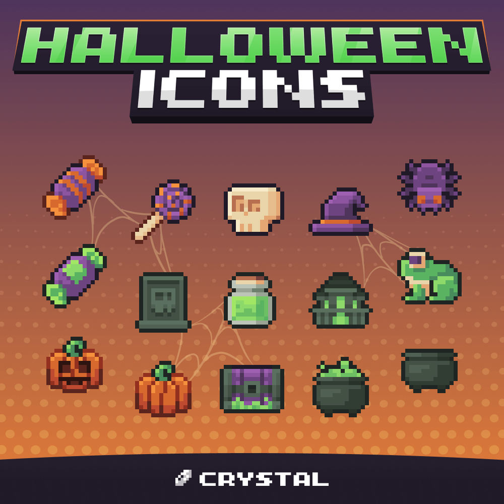 Halloween Icons ‒ 15 spooky symbols preview image