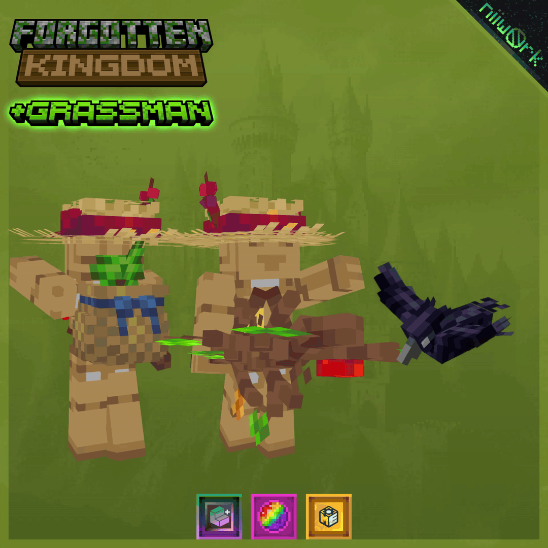 ForgottenKingdom - Grassman & Cosmetics pack! preview image