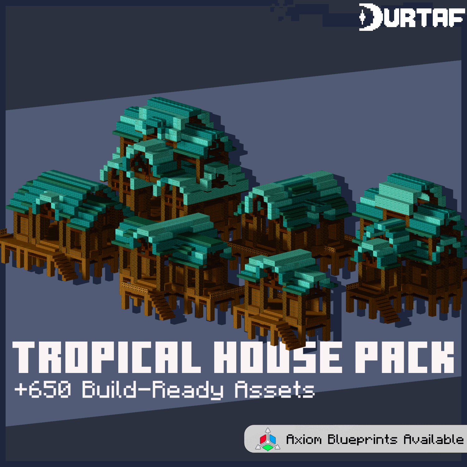 Tropical House Pack +650 Assets preview image