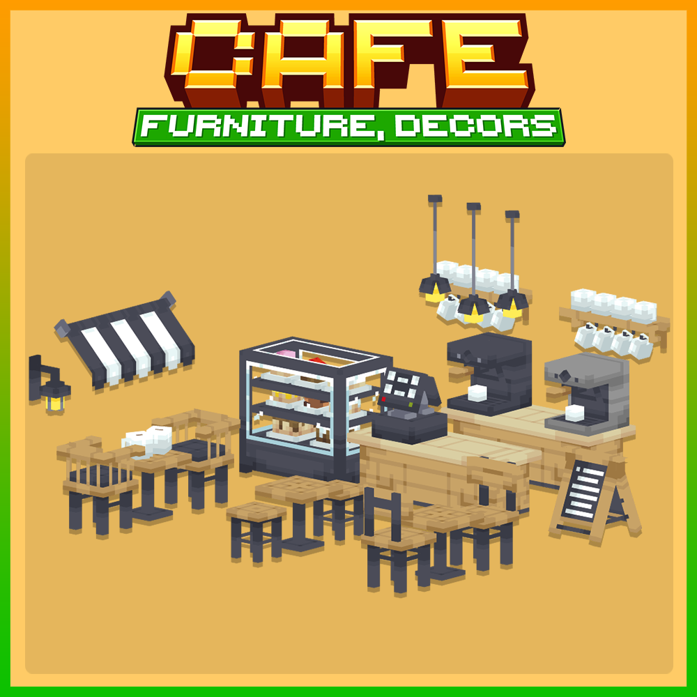 Cafe Furniture - Decor Set preview image