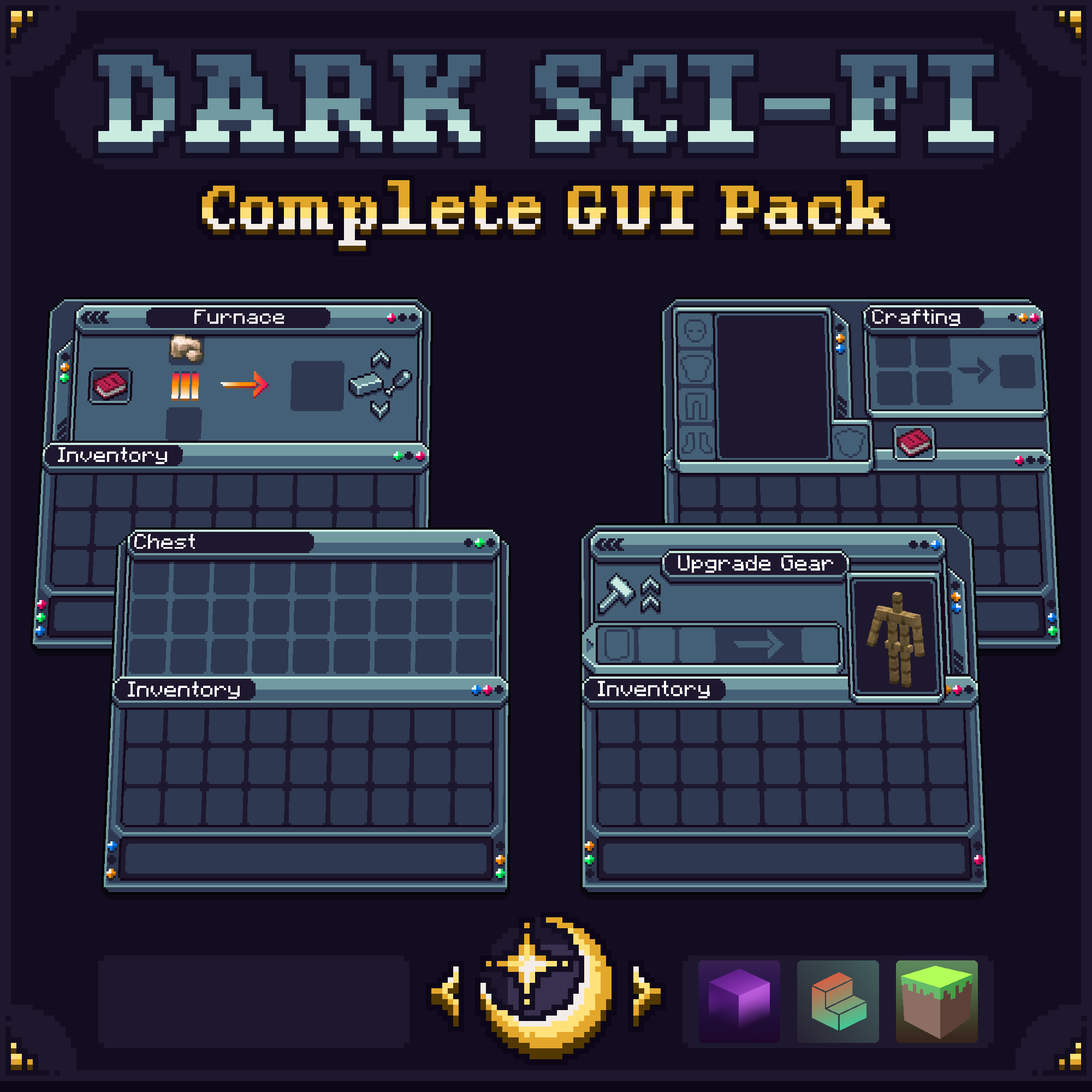 Dark Sci-Fi Complete GUI Pack preview image