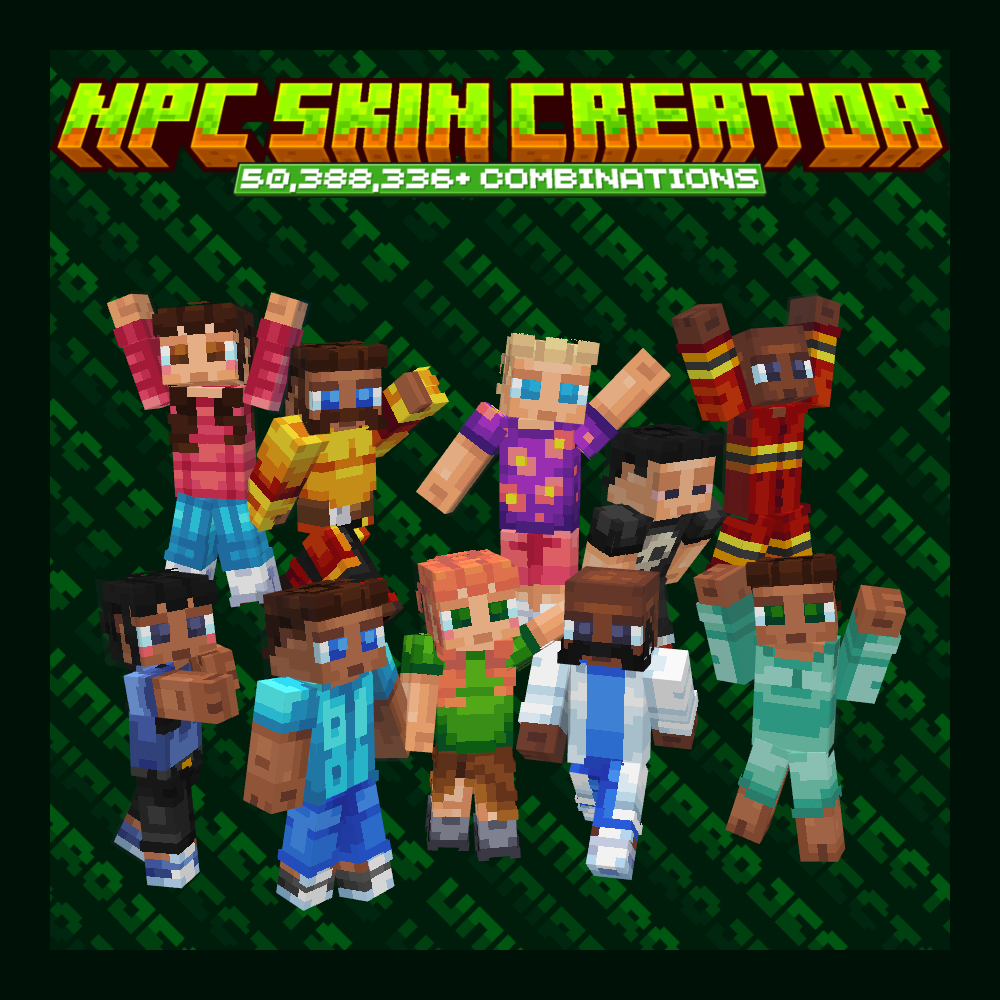 Npc Skin Creator (50Million possible combinations) preview image
