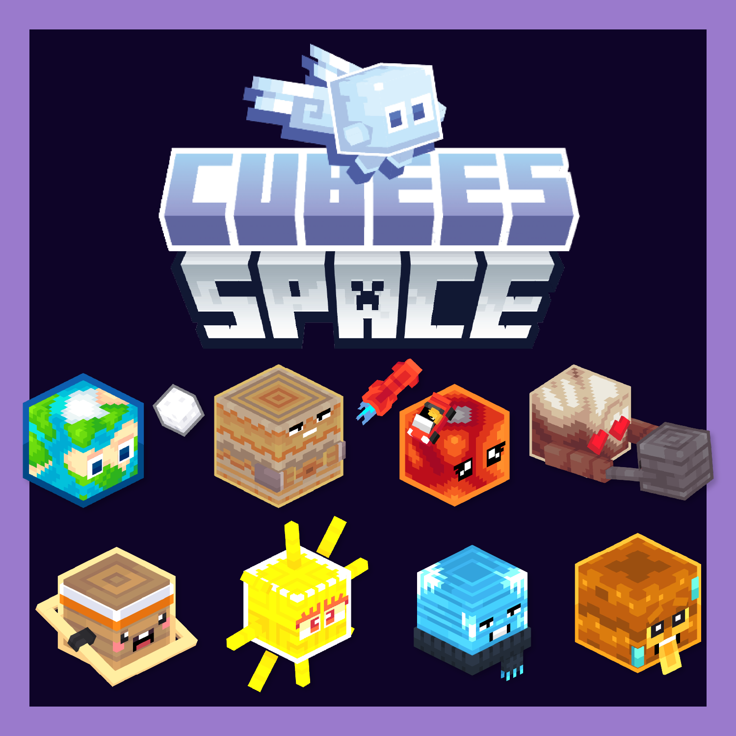 Cubees Space Pack - Pets & companions preview image
