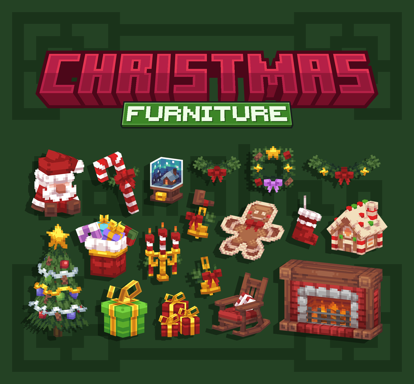 Christmas Furniture Vol.1【Dyeable】 preview image
