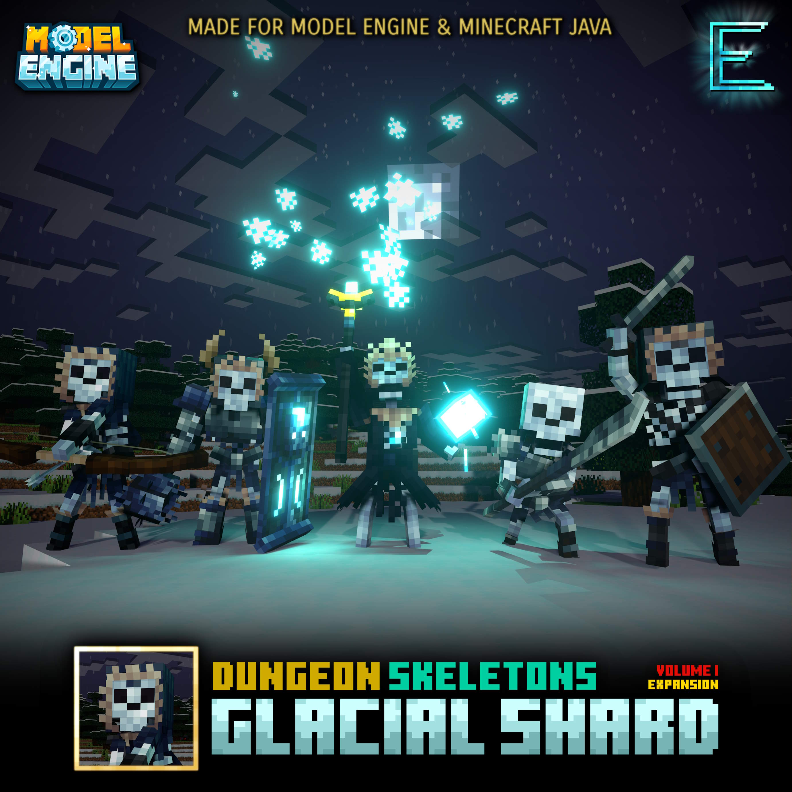 Dungeon Skeletons: Glacial shard preview image