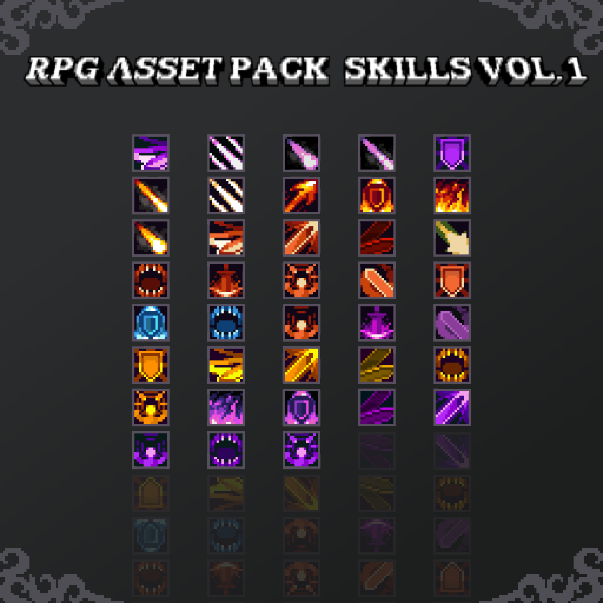 RPG Asset Pack – Skills Vol. 1