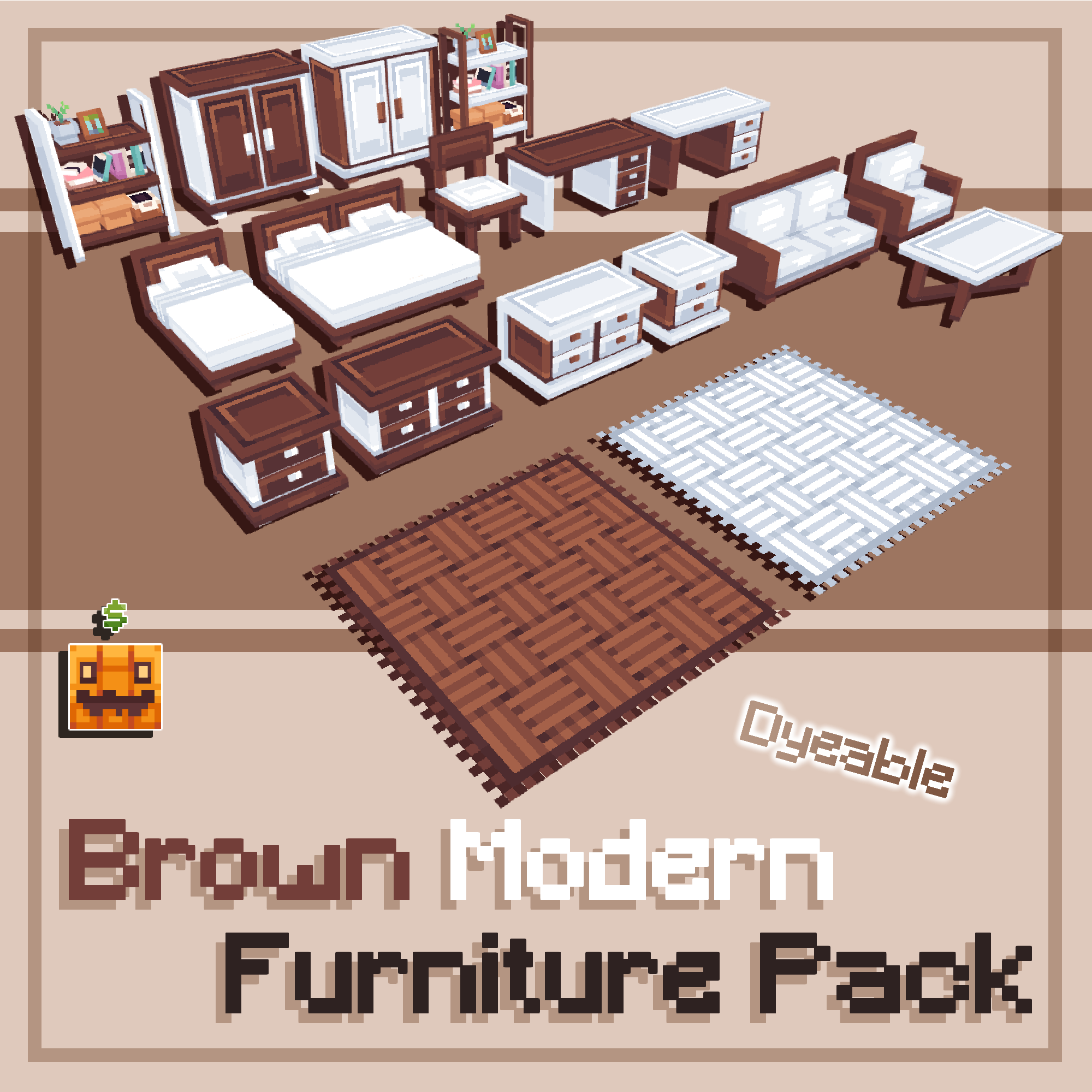 Brown Modern Furniture Pack preview image