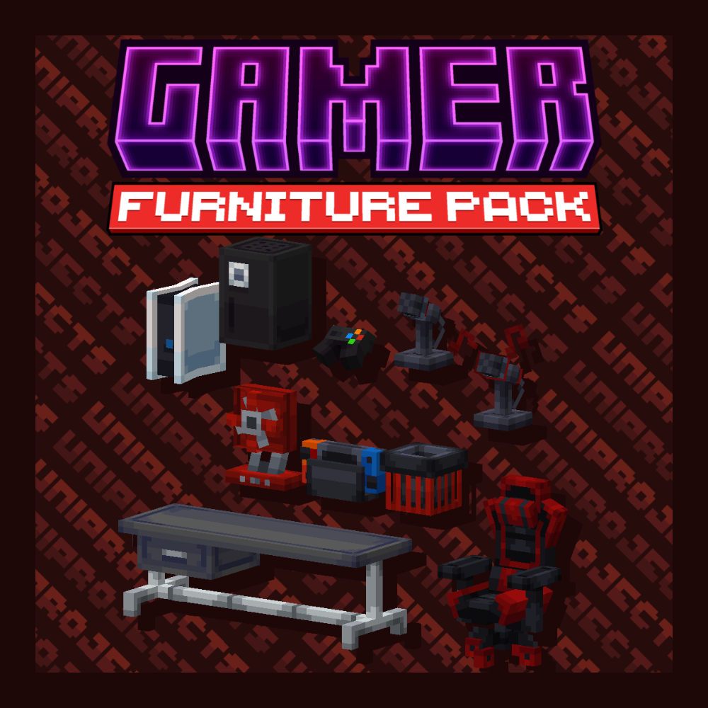 Gamer Accessories Furniture Pack preview image