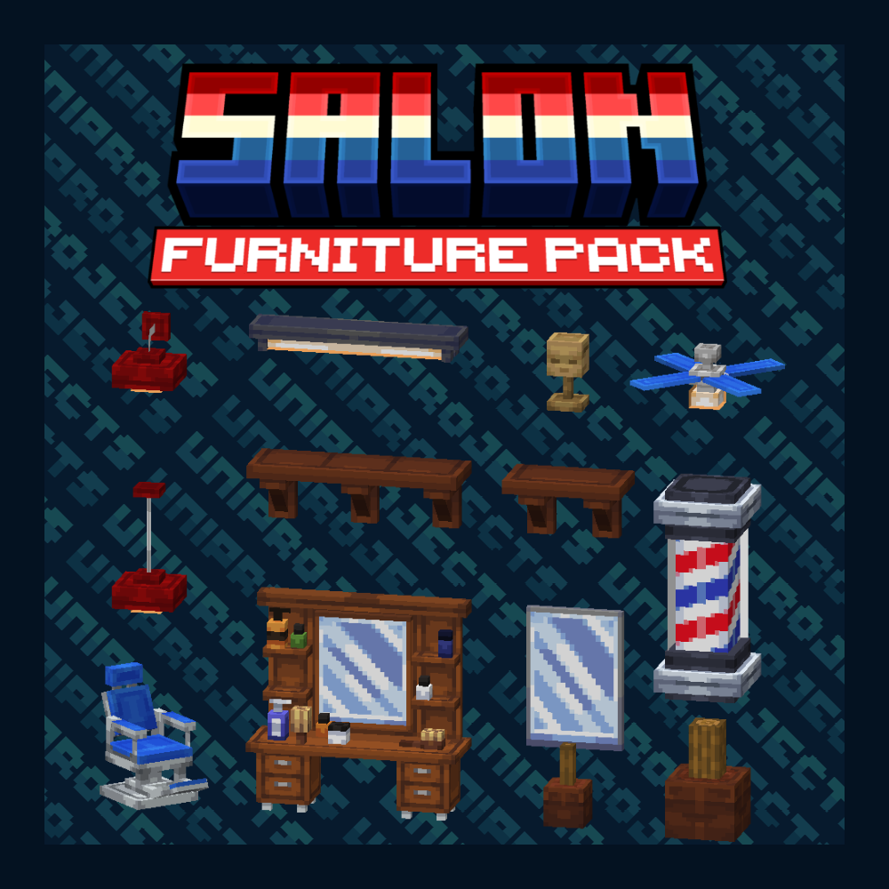Salon Furniture Pack pré-visualização
