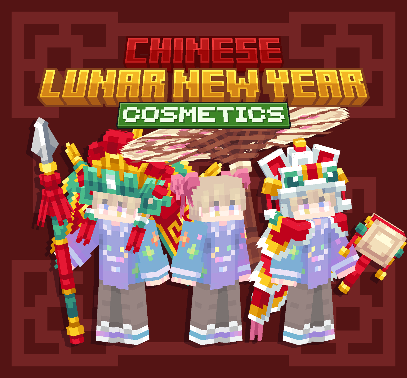Lunar New Year Cosmetics Bundle Vol.2【Dyeable】 preview image