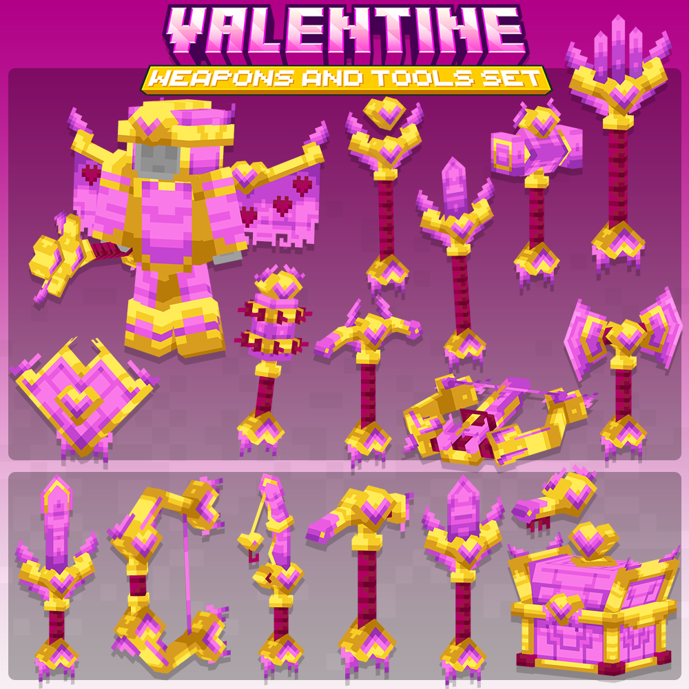 Valentine Weapons and Tools Set preview image