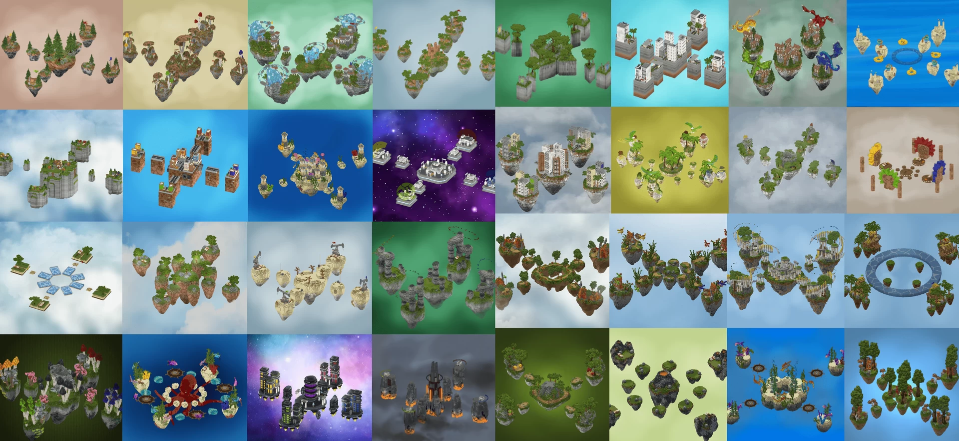 BedWars pack - 32x maps preview image