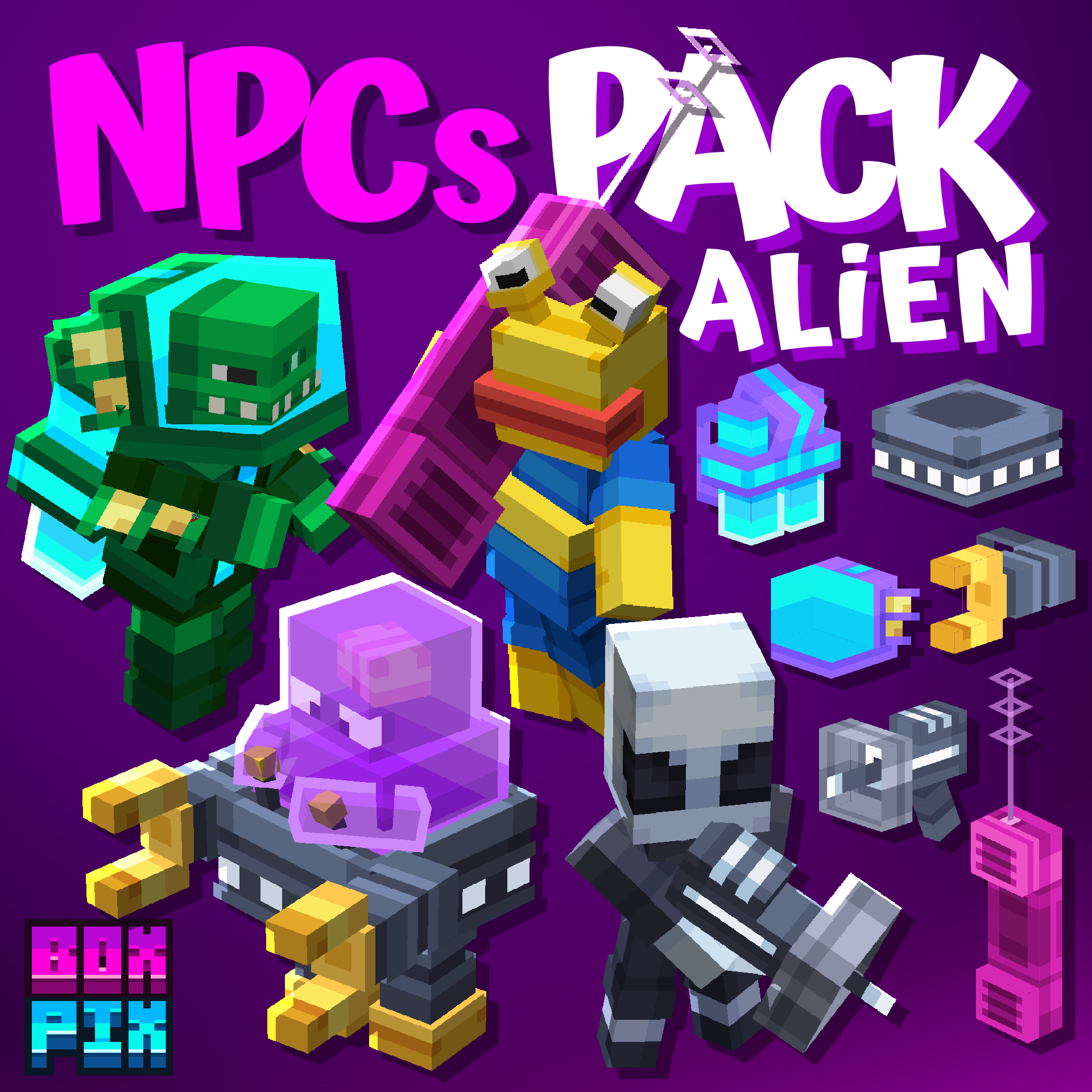 Npcs Pack Alien (Cosmetics Included) preview image