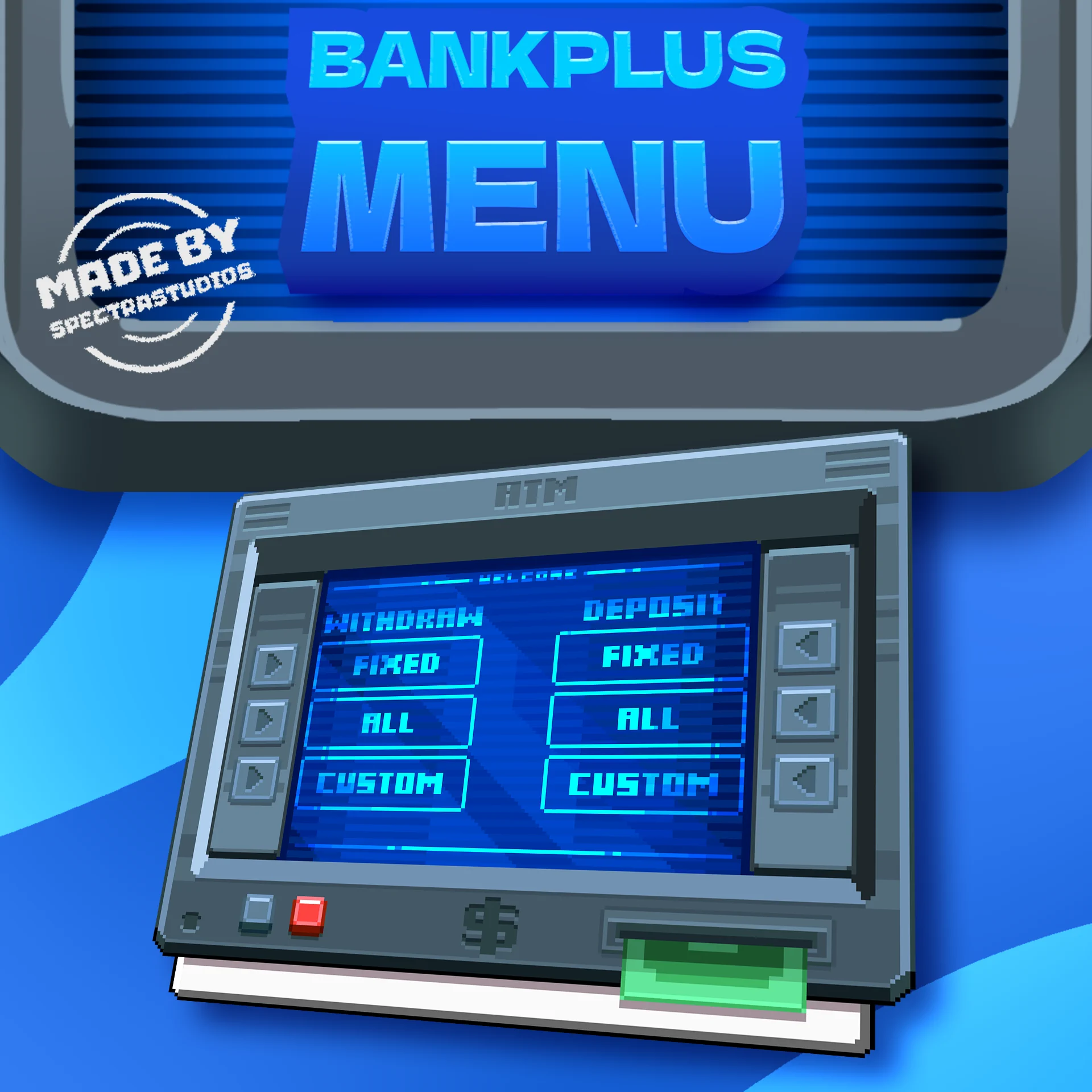 Spectra Studios | BankPlus Menu pré-visualização