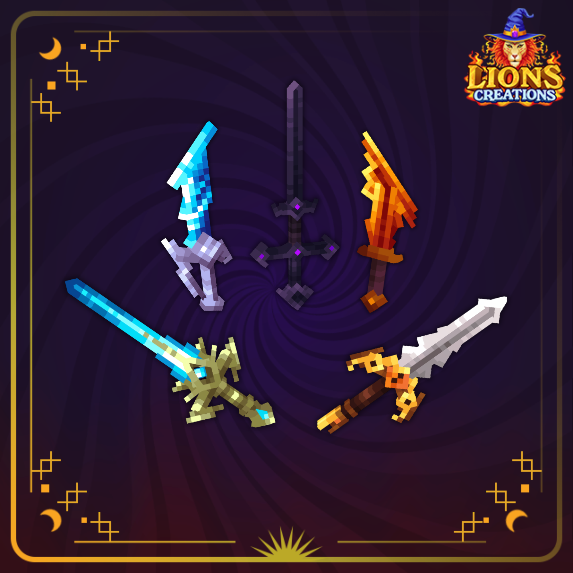 Hình xem trước Vũ khí | Chương 12 | Lions Creations