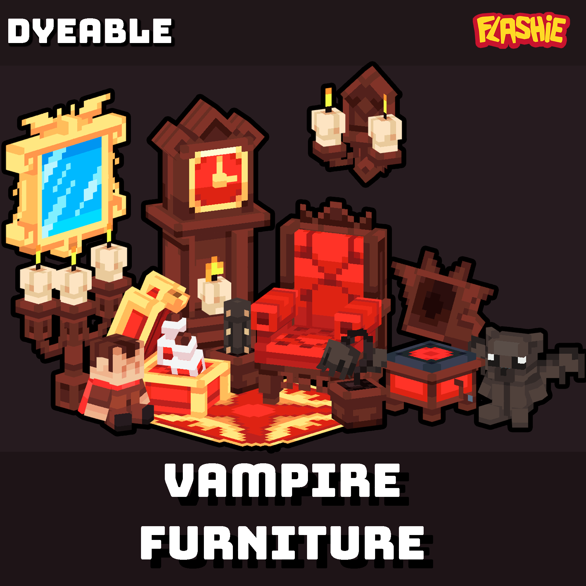Vampire Furniture [Dyeable] preview image