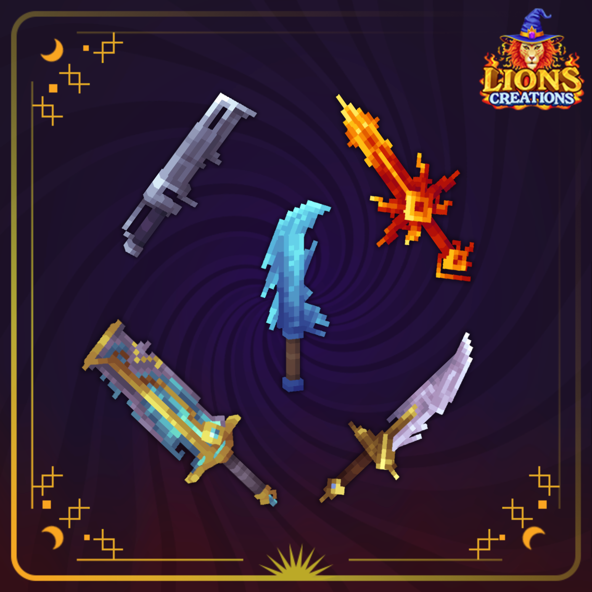 Hình xem trước Vũ khí | Chương 14 | Lions Creations