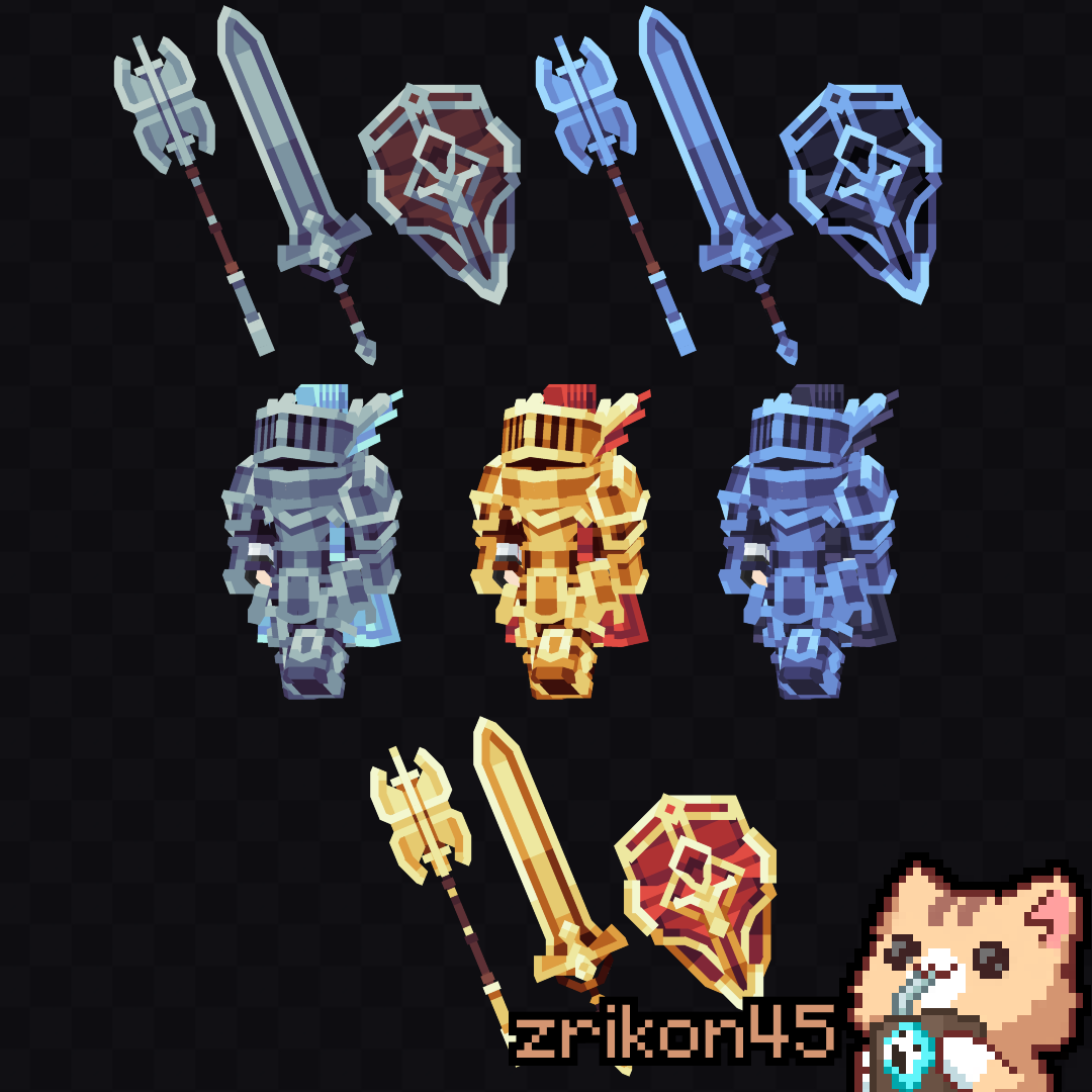 Paladin Armor & Weapon Pack preview image