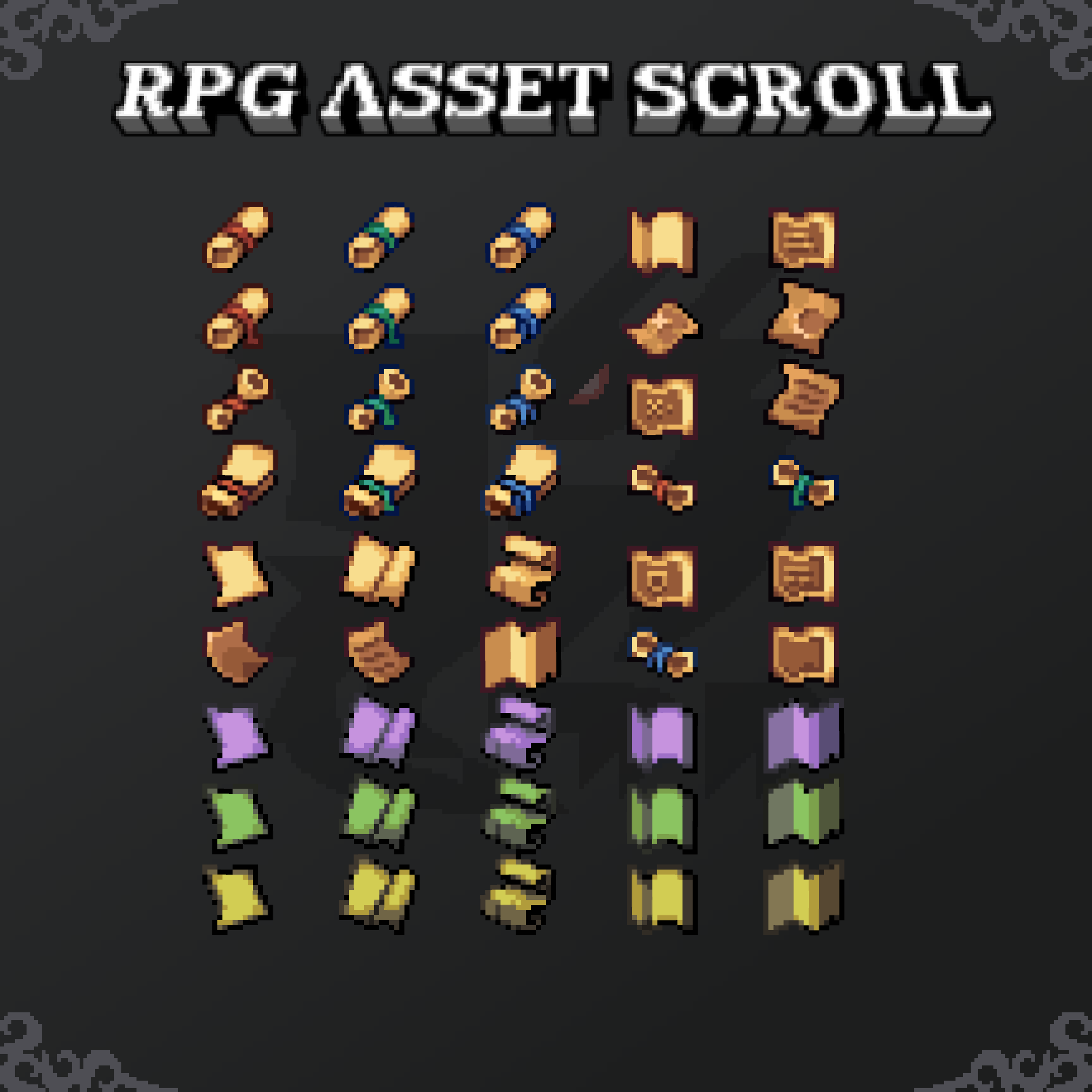 RPG Asset Pack - Scroll preview image