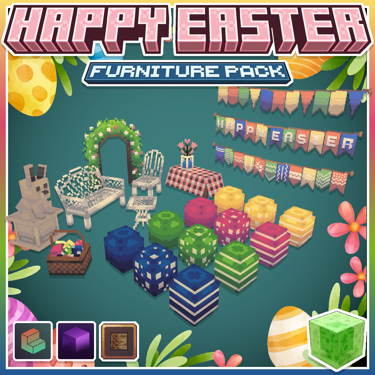 Imagen previa de Happy Easter Furniture Pack