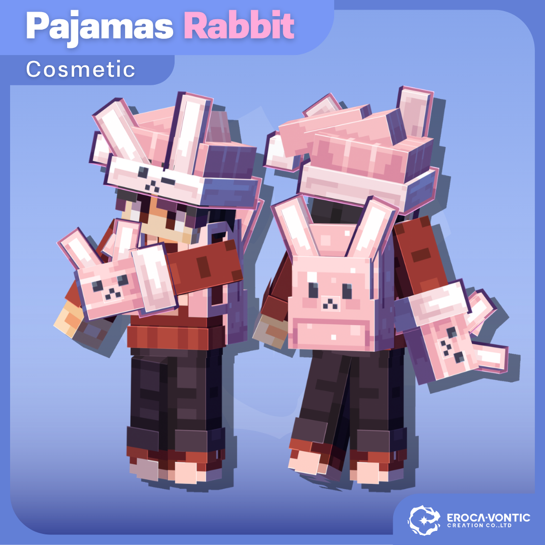 Pajamas Rabbit Cosmetic (Dyeable+Crate)