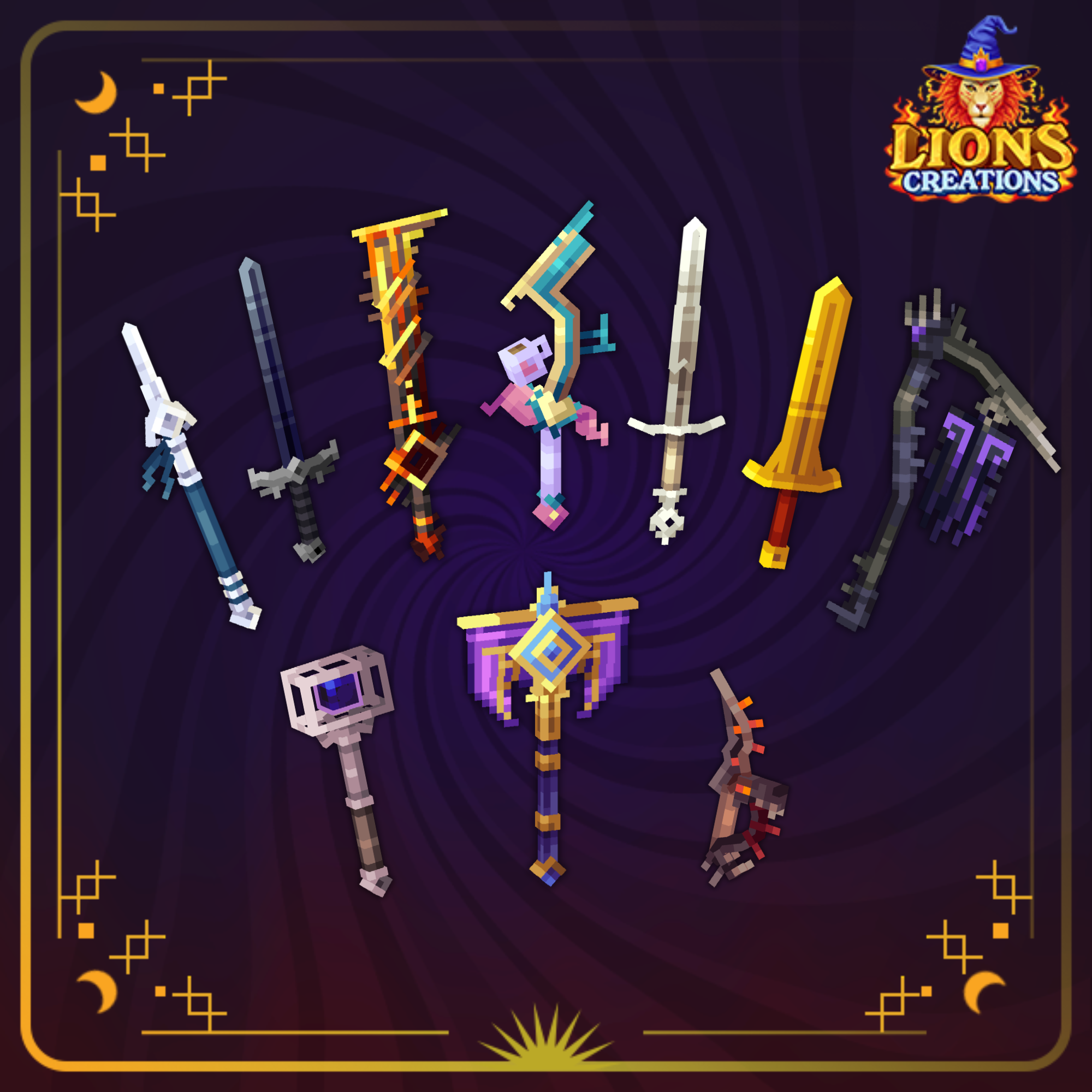 Hình xem trước Vũ khí | Chương 15 | Lions Creations