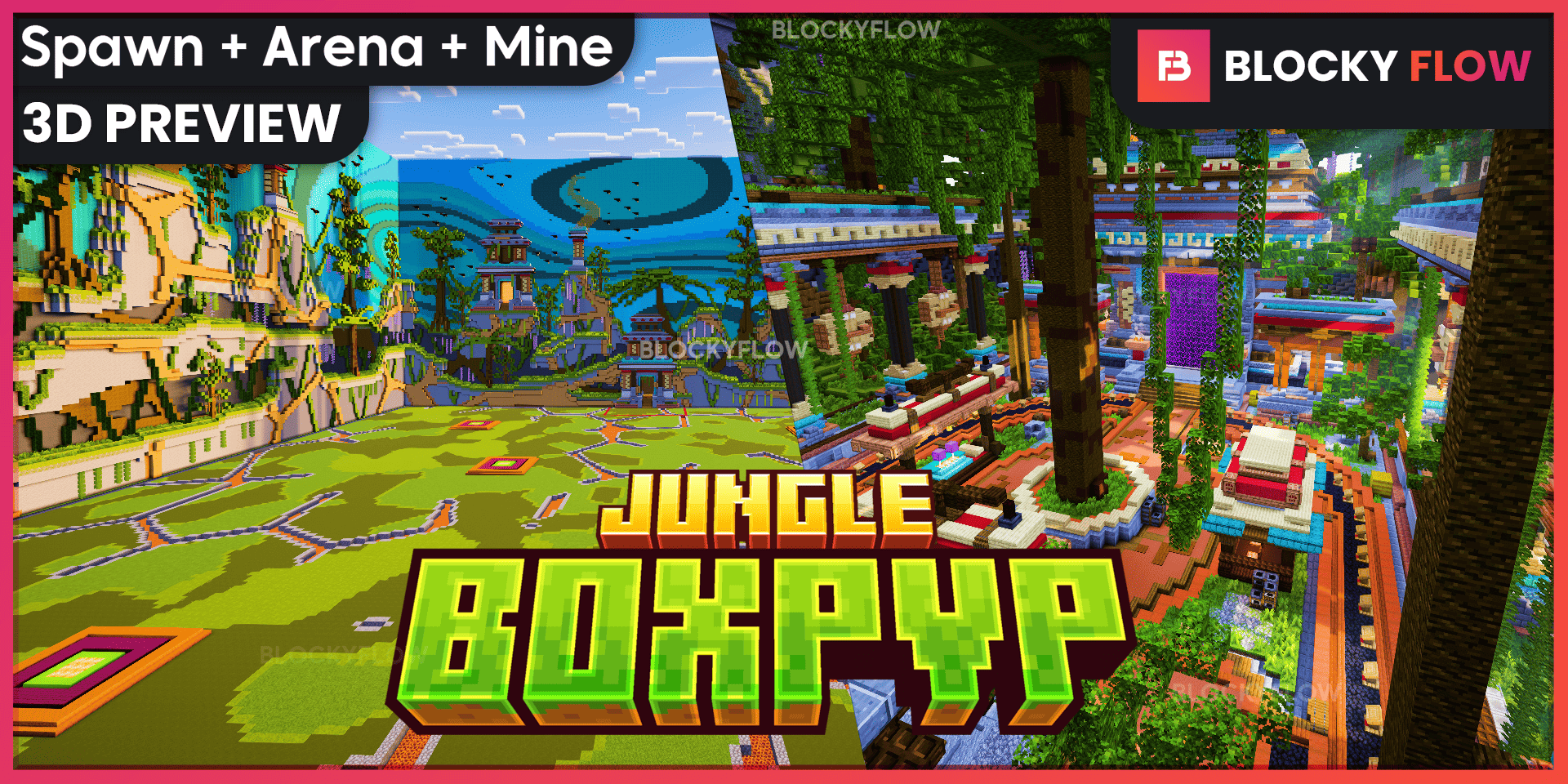 JUNGLE BOXPVP - Spawn, Arena, Mine preview image