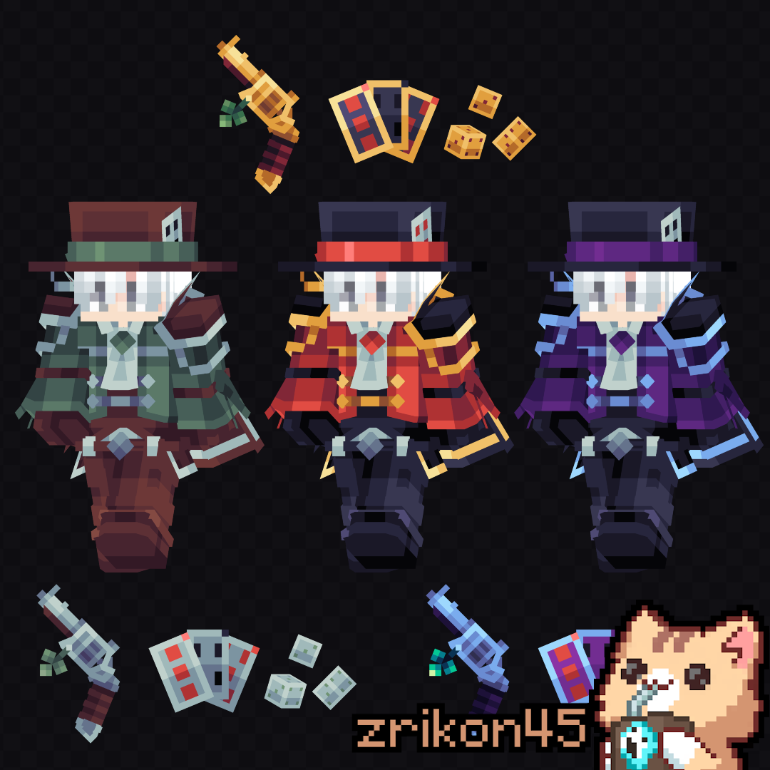 Gambler Armor & Weapon Pack [LRPG Series] preview image