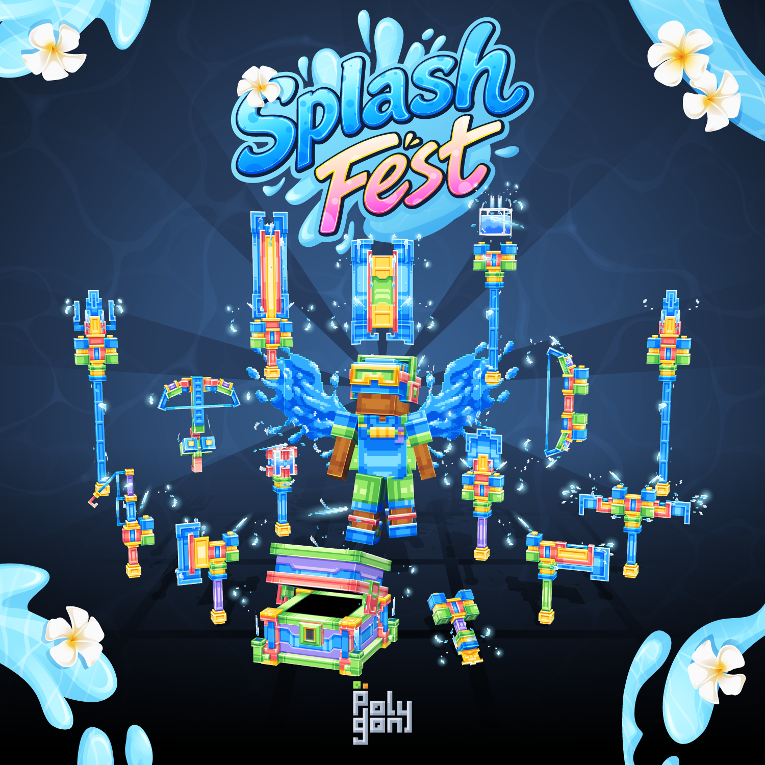 Splash Fest Animated Weapons and Tools Set (64x) preview image