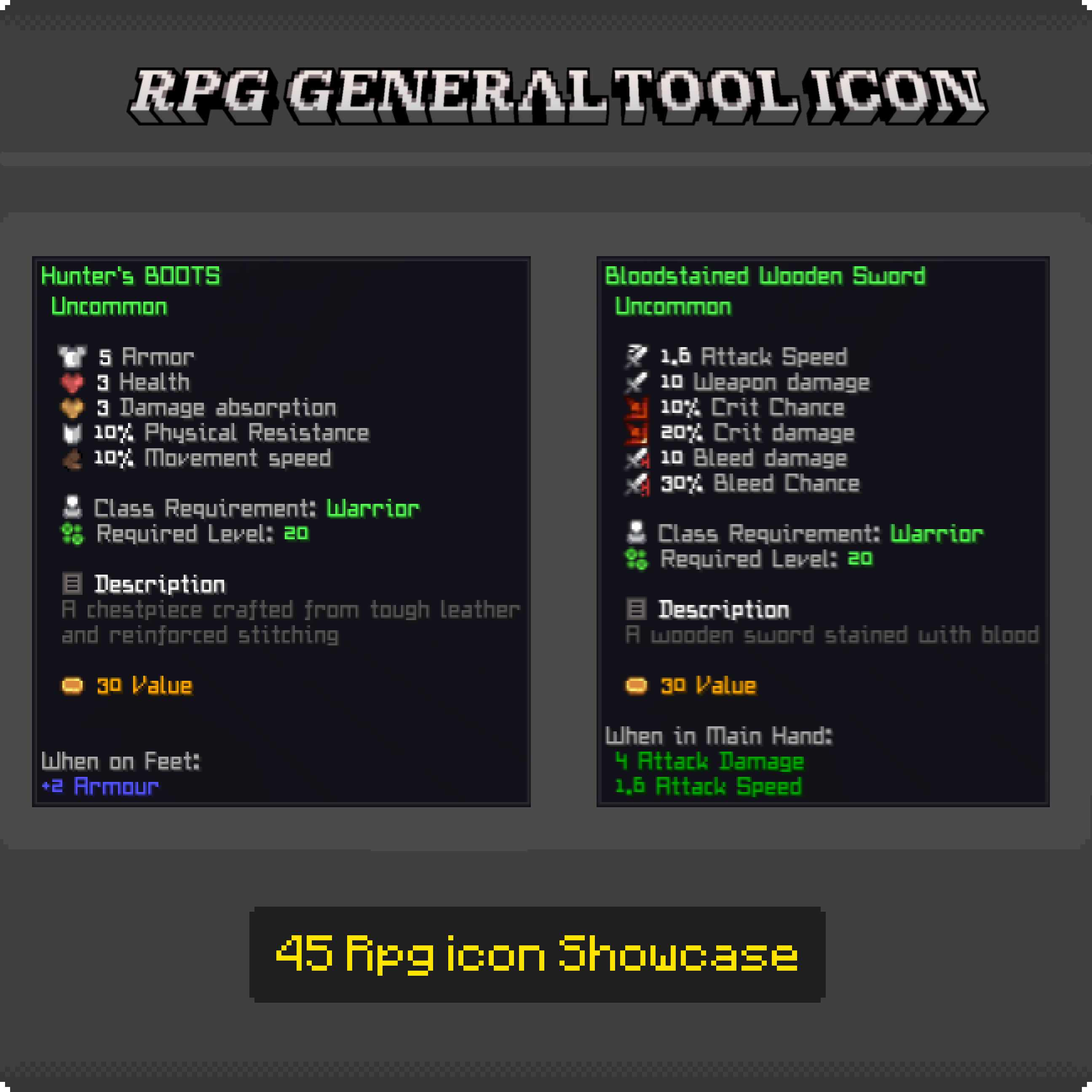 General Equipment Icons Vol. 1 preview image