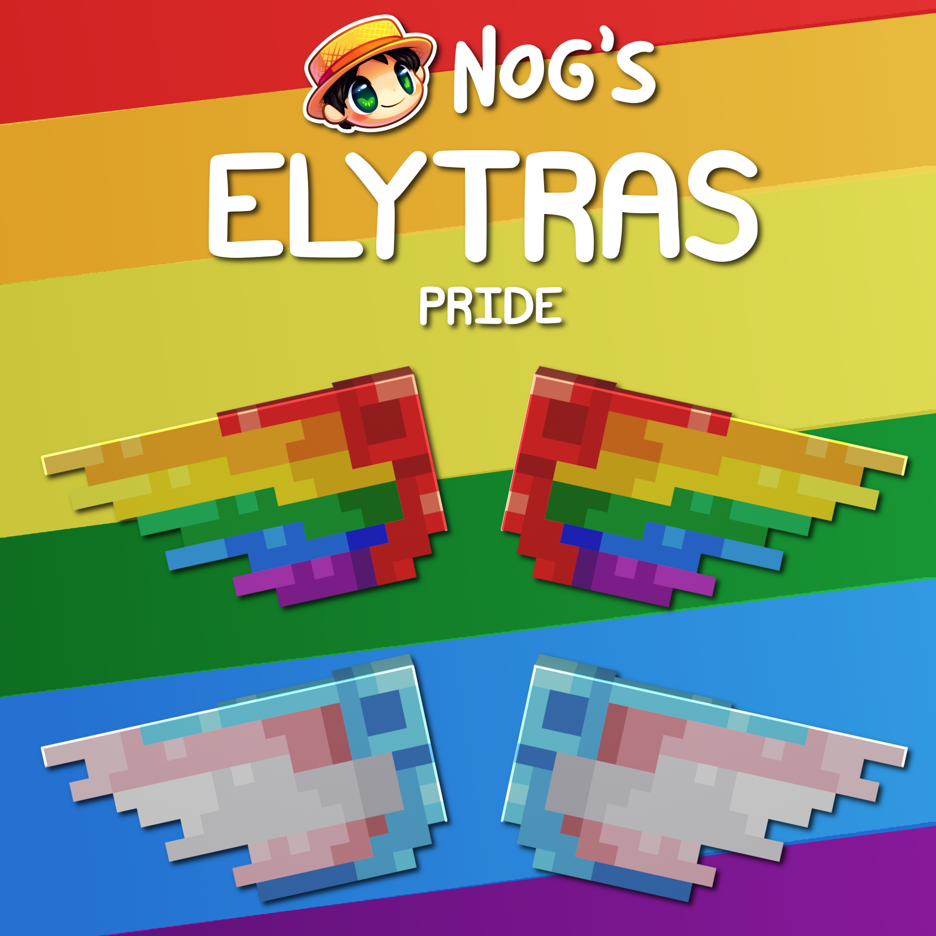 Imagen previa de [FREE] Nog's Elytras [Pride]