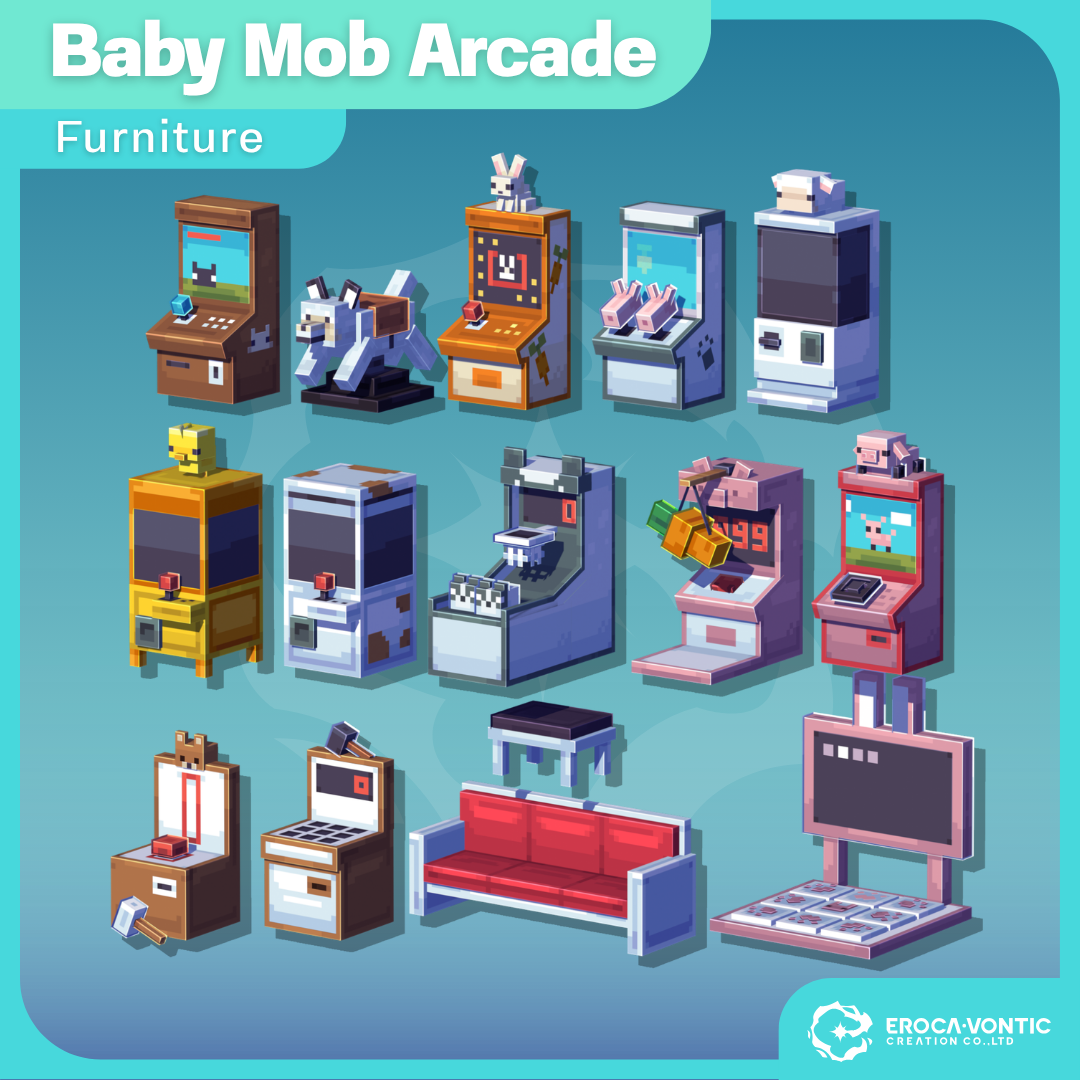 Baby Mob Arcade Furniture (Dyeable)