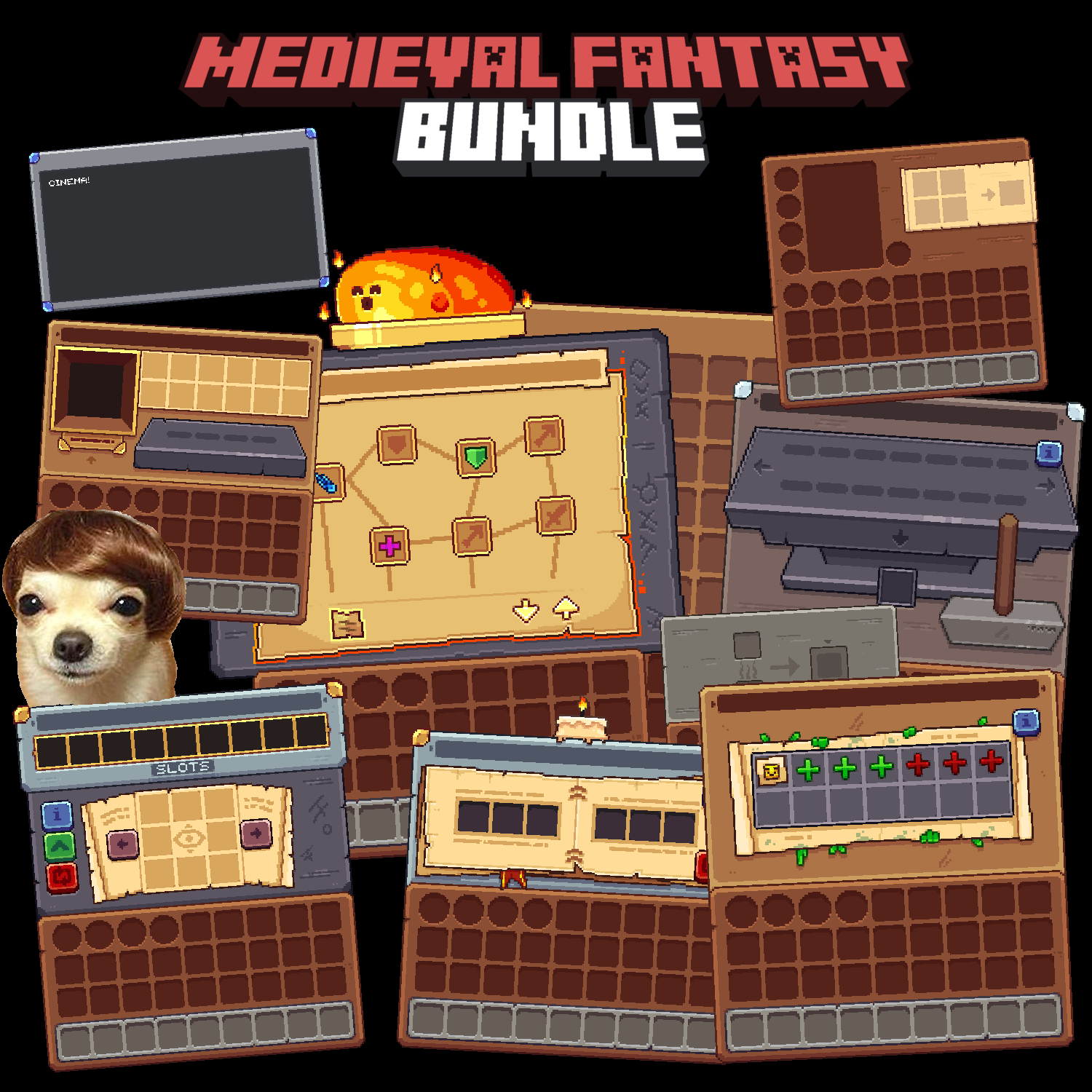 Medieval BUNDLE GUIs preview image