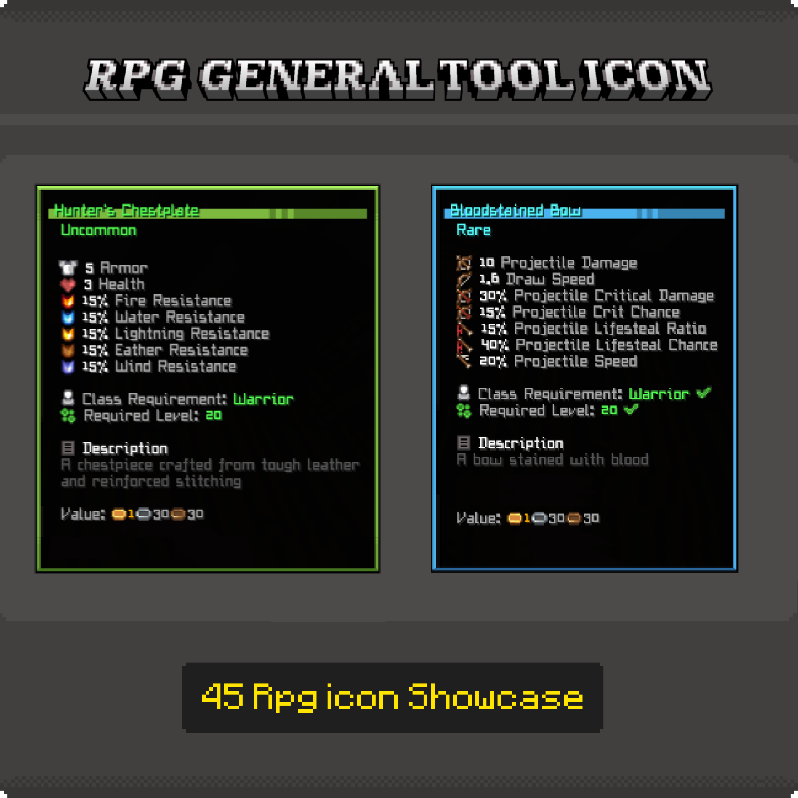 General Equipment Tooltip Icons Vol.2