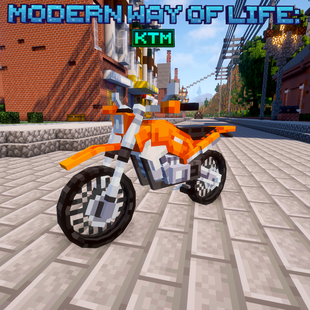 Podgląd Nowoczesny styl życia: Motocykl KTM Offroad