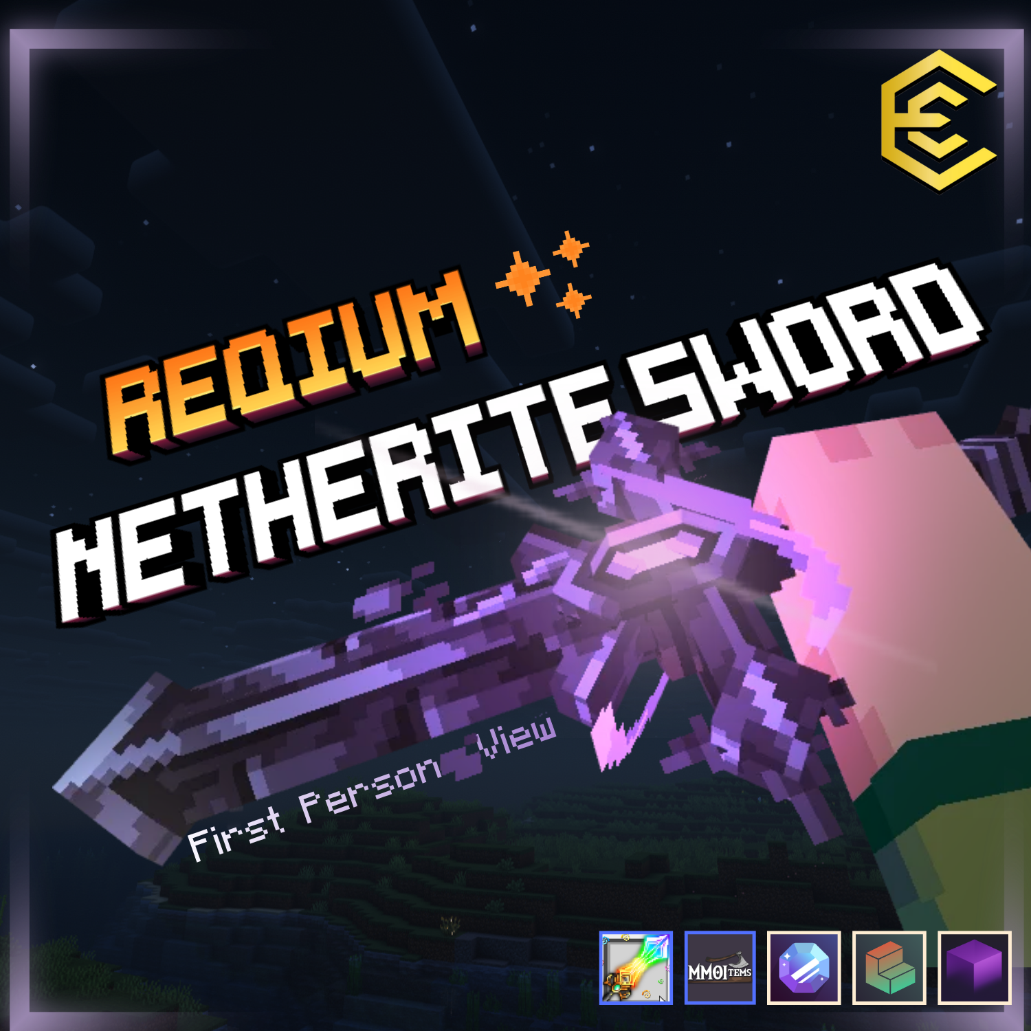 Podgląd Reqium Netherite Sword — EliteWeapons | FPV